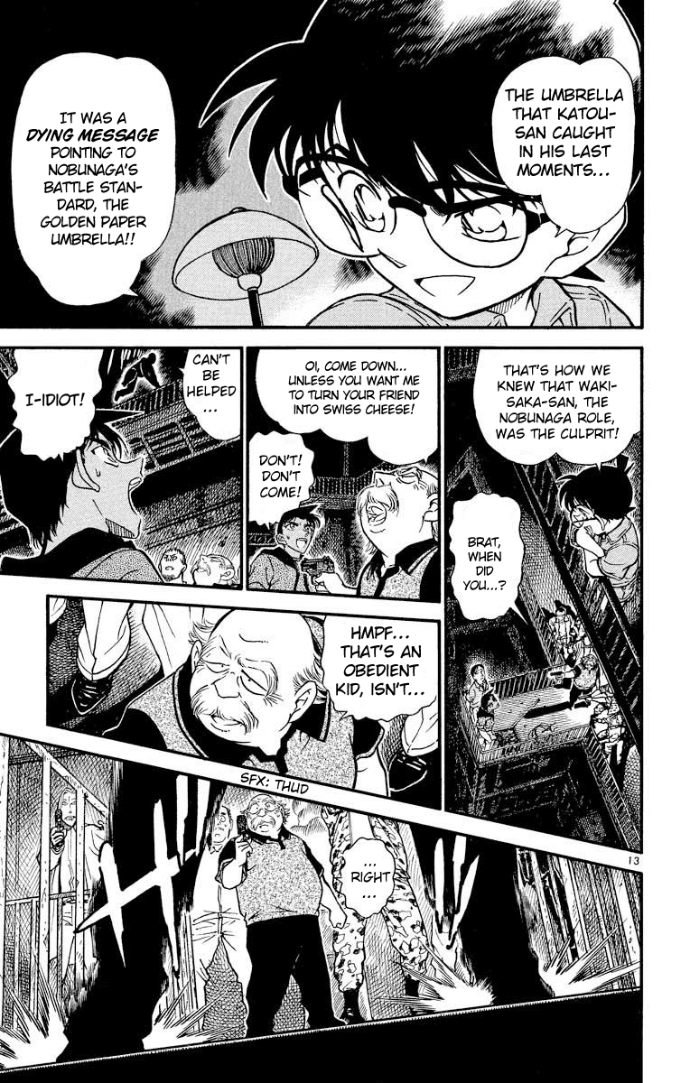 Detective Conan Chapter 321 page 14 - Chapter 321: The Sad Tiger Scroll