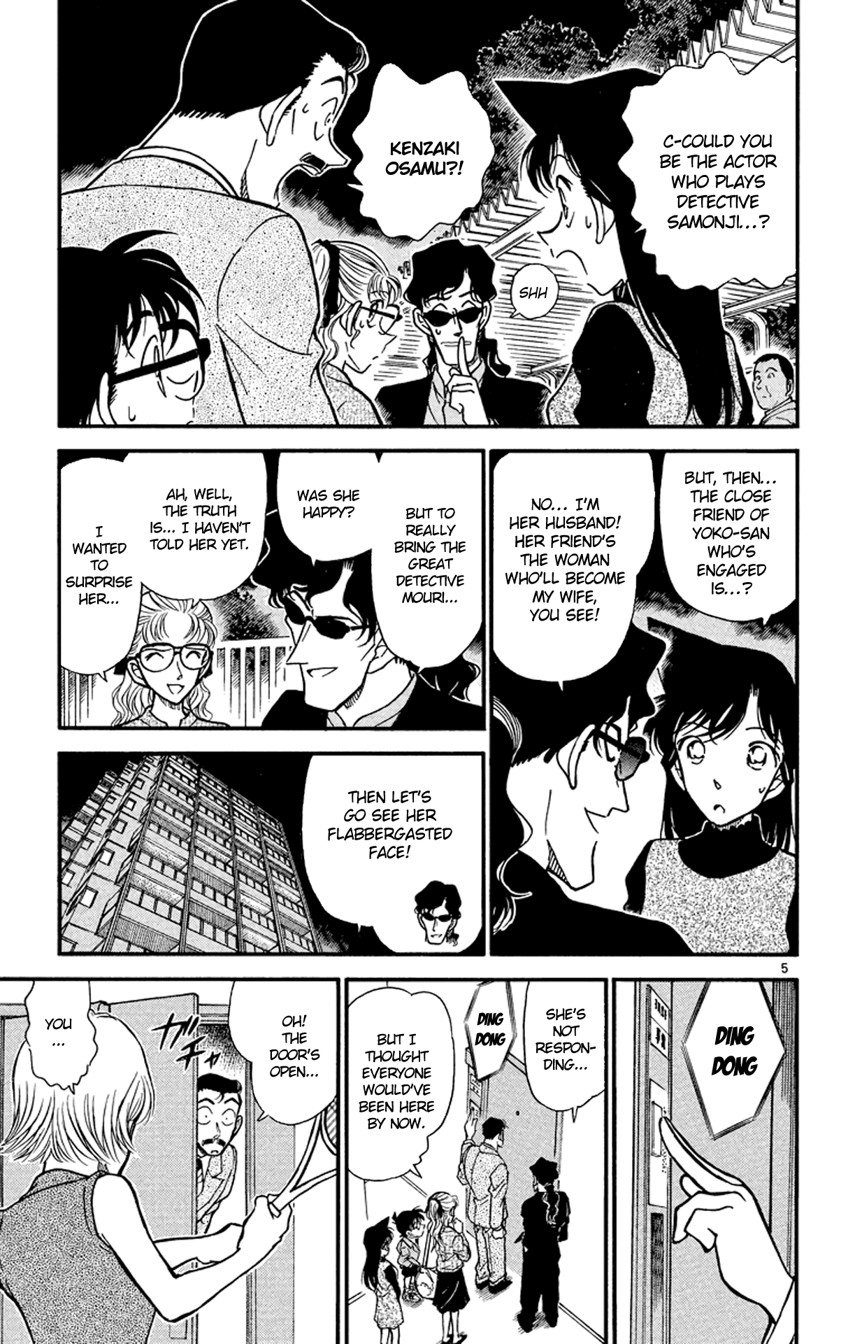 Detective Conan Chapter 322 page 6 - Chapter 322: A Long-Awaited Gathering