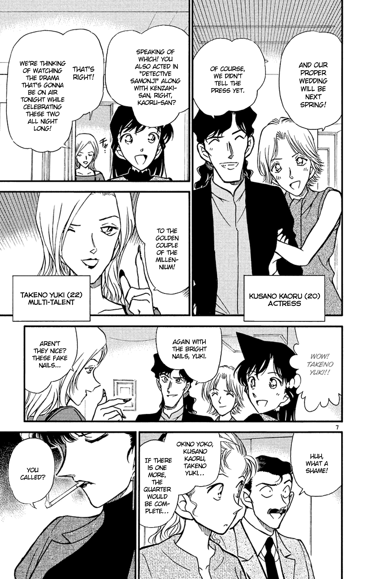 Detective Conan Chapter 322 page 8 - Chapter 322: A Long-Awaited Gathering