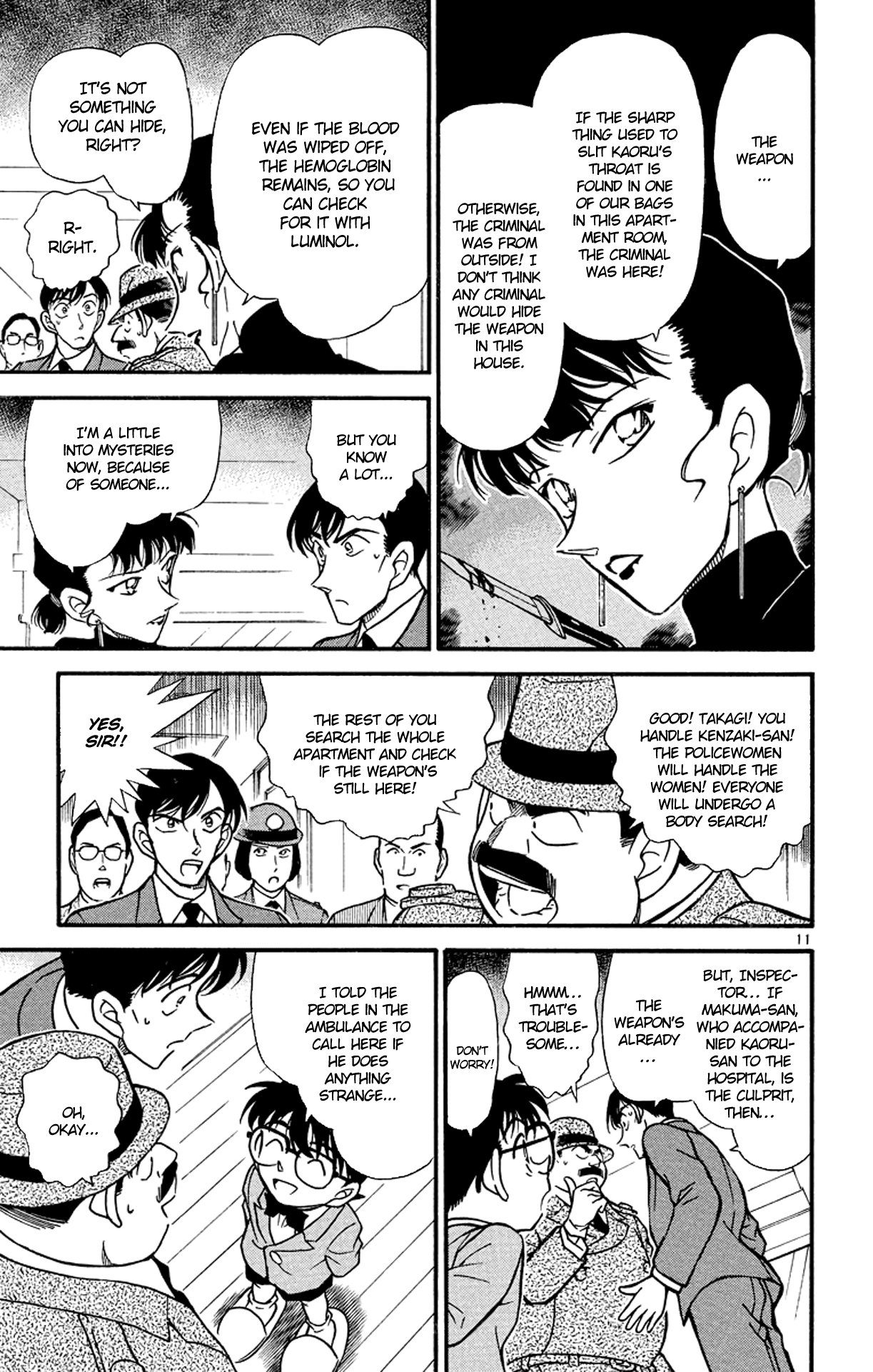 Detective Conan Chapter 323 page 12 - Chapter 323: The Idols' Secret