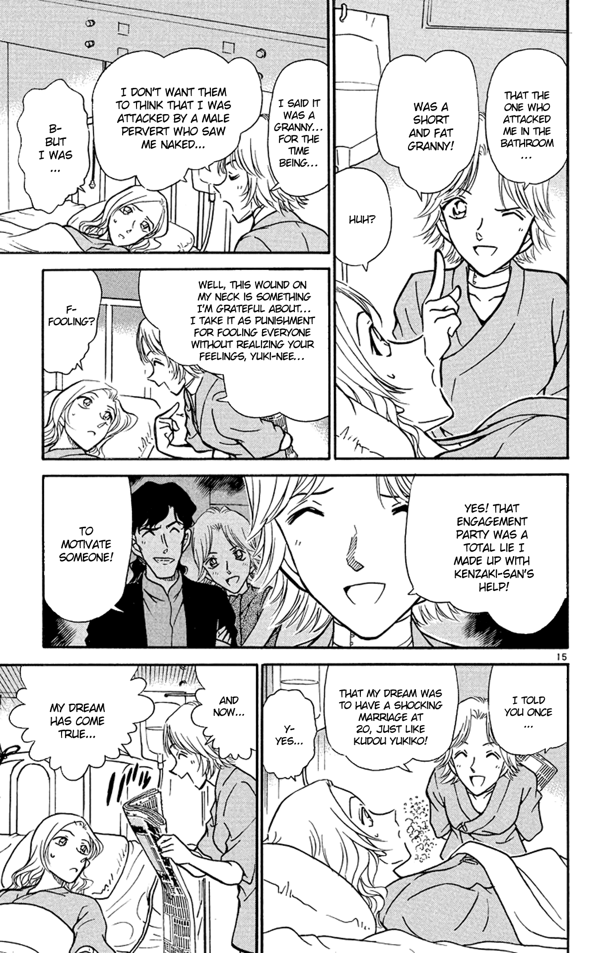 Detective Conan Chapter 324 page 16 - Chapter 324: The Idols' Misunderstanding