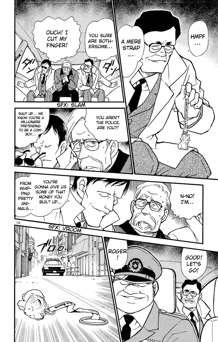 Detective Conan Chapter 325 page 15 - Chapter 325: The Lion's Lost Item