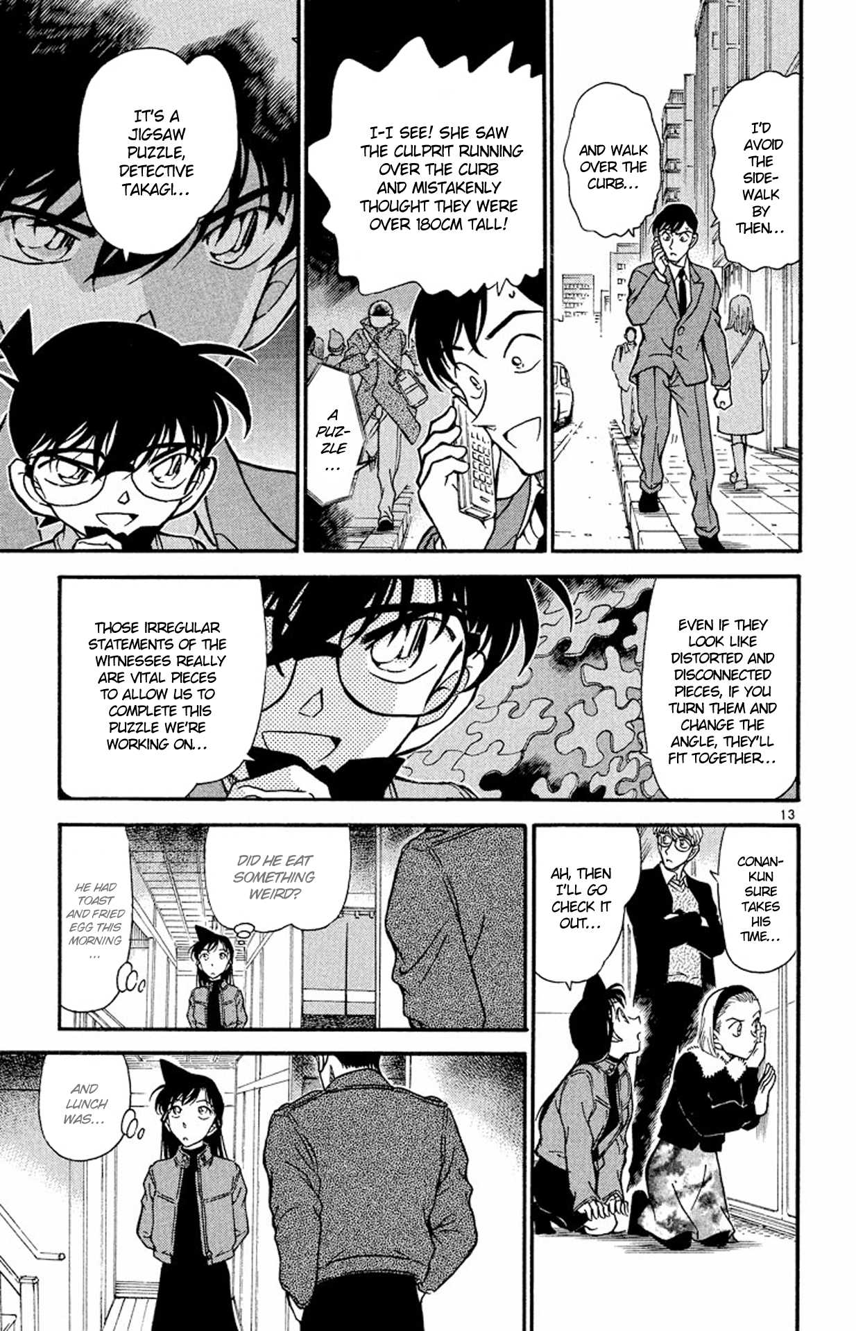 Detective Conan Chapter 329 page 14 - Chapter 329: Satou's Odds