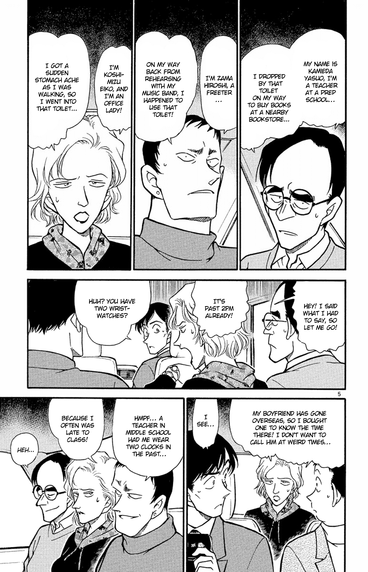 Detective Conan Chapter 329 page 6 - Chapter 329: Satou's Odds