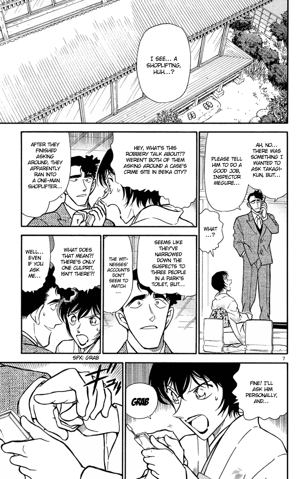 Detective Conan Chapter 329 page 8 - Chapter 329: Satou's Odds