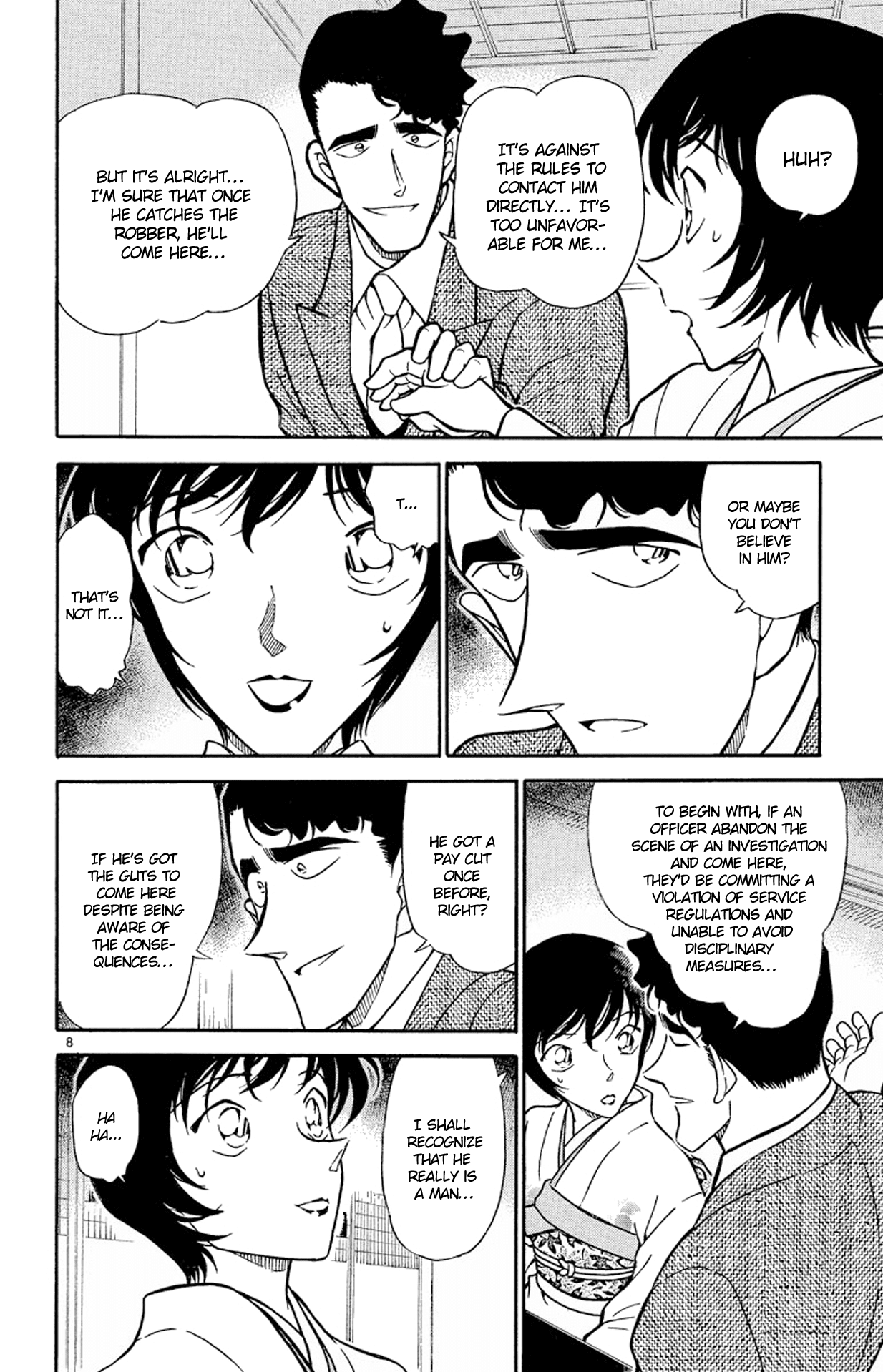 Detective Conan Chapter 329 page 9 - Chapter 329: Satou's Odds