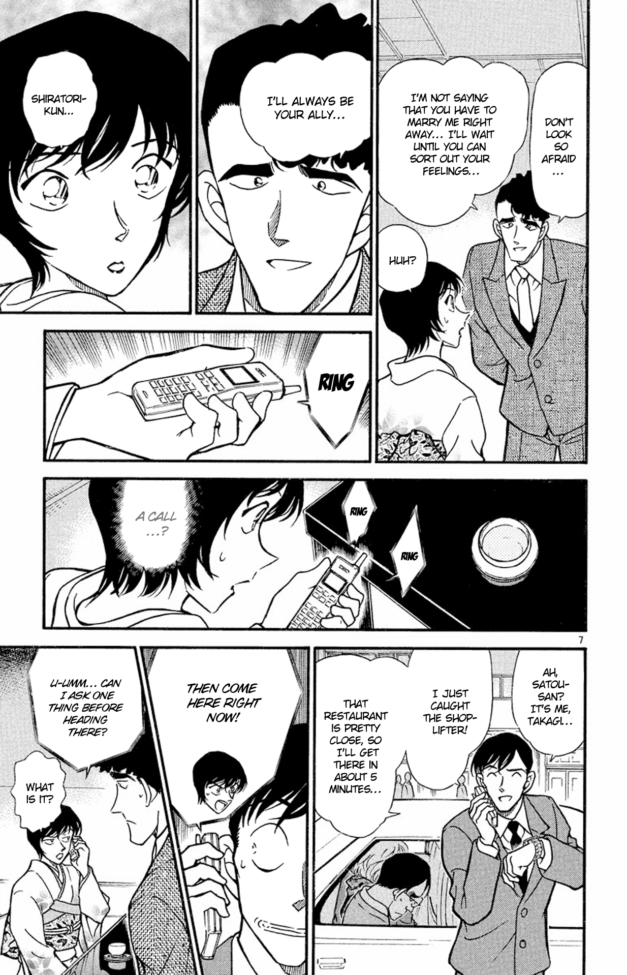 Detective Conan Chapter 330 page 8 - Chapter 330: Satou's Feelings