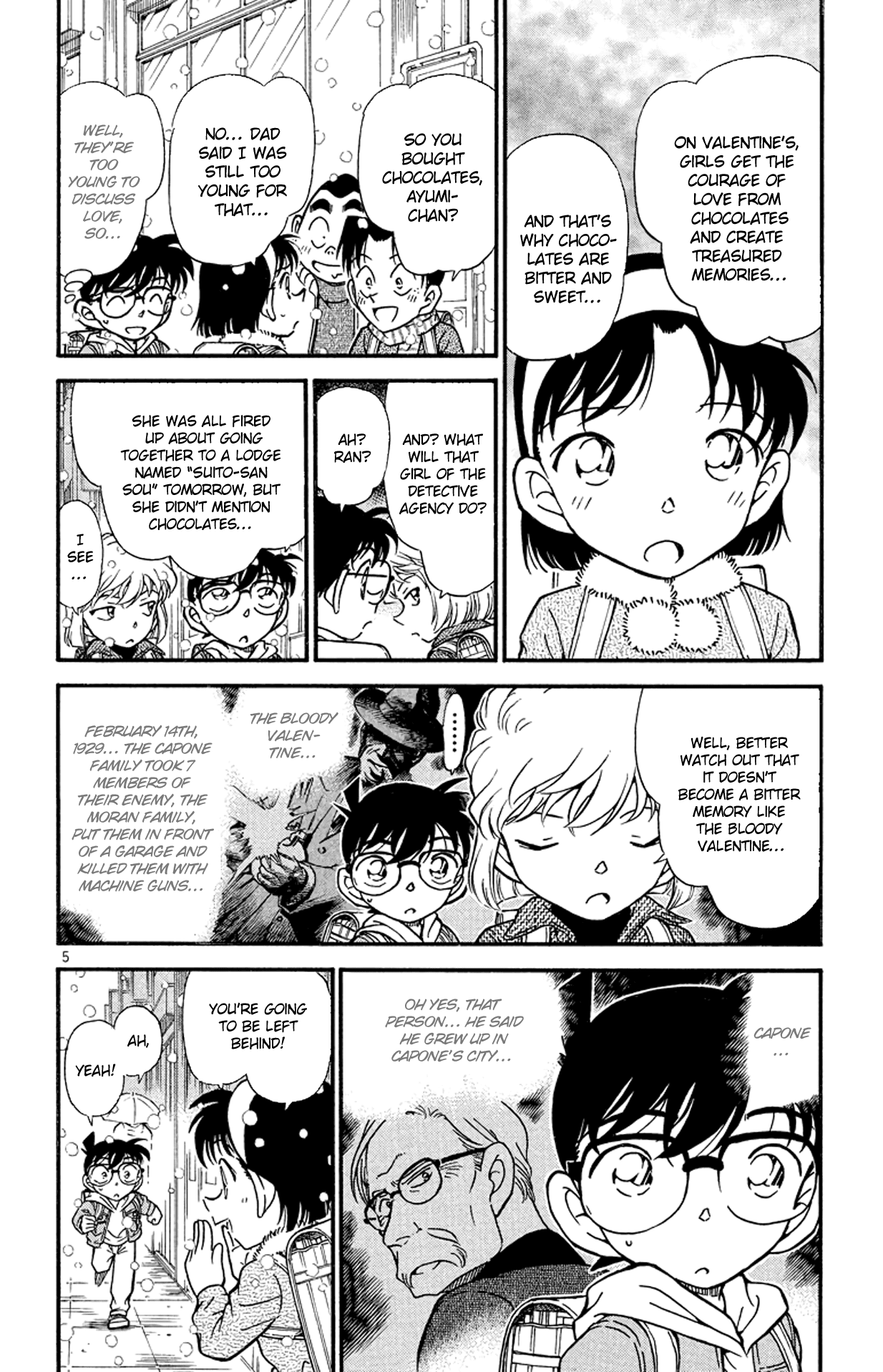 Detective Conan Chapter 331 page 5 - Chapter 331: Bloody Valentine (1)