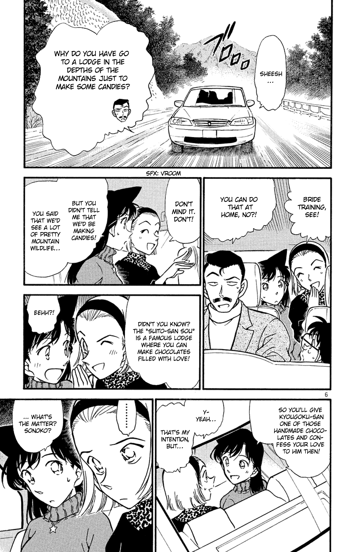 Detective Conan Chapter 331 page 6 - Chapter 331: Bloody Valentine (1)
