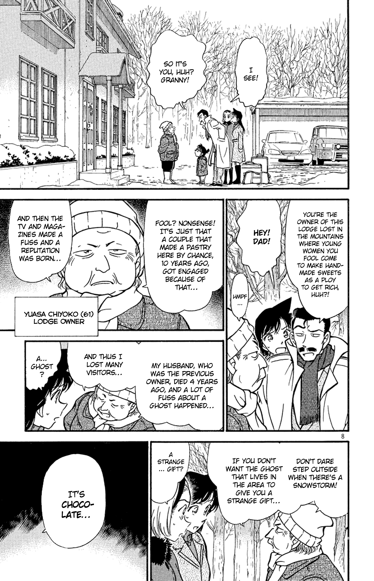 Detective Conan Chapter 331 page 8 - Chapter 331: Bloody Valentine (1)