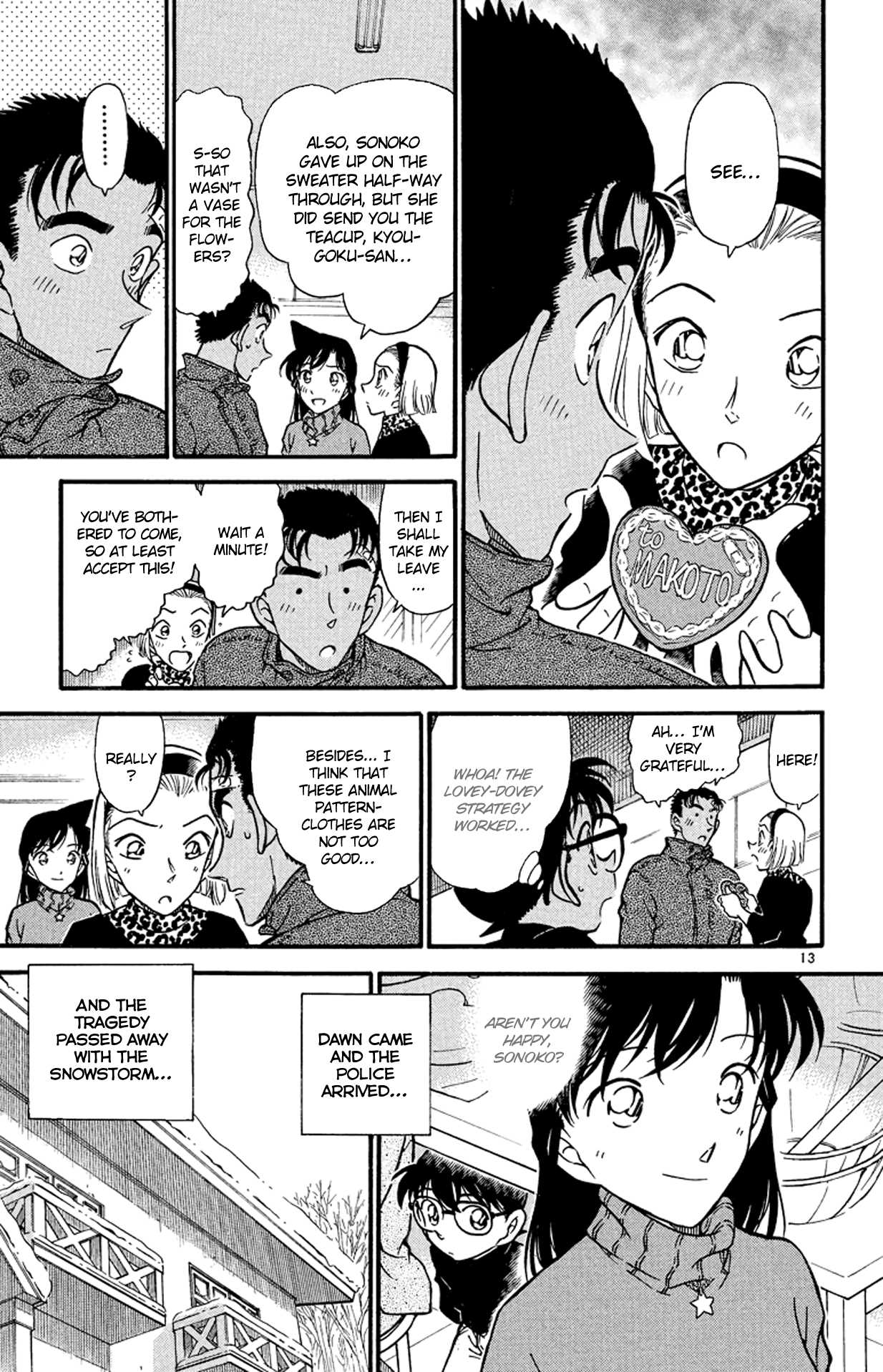Detective Conan Chapter 334 page 14 - Chapter 334: Bloody Valentine (4)