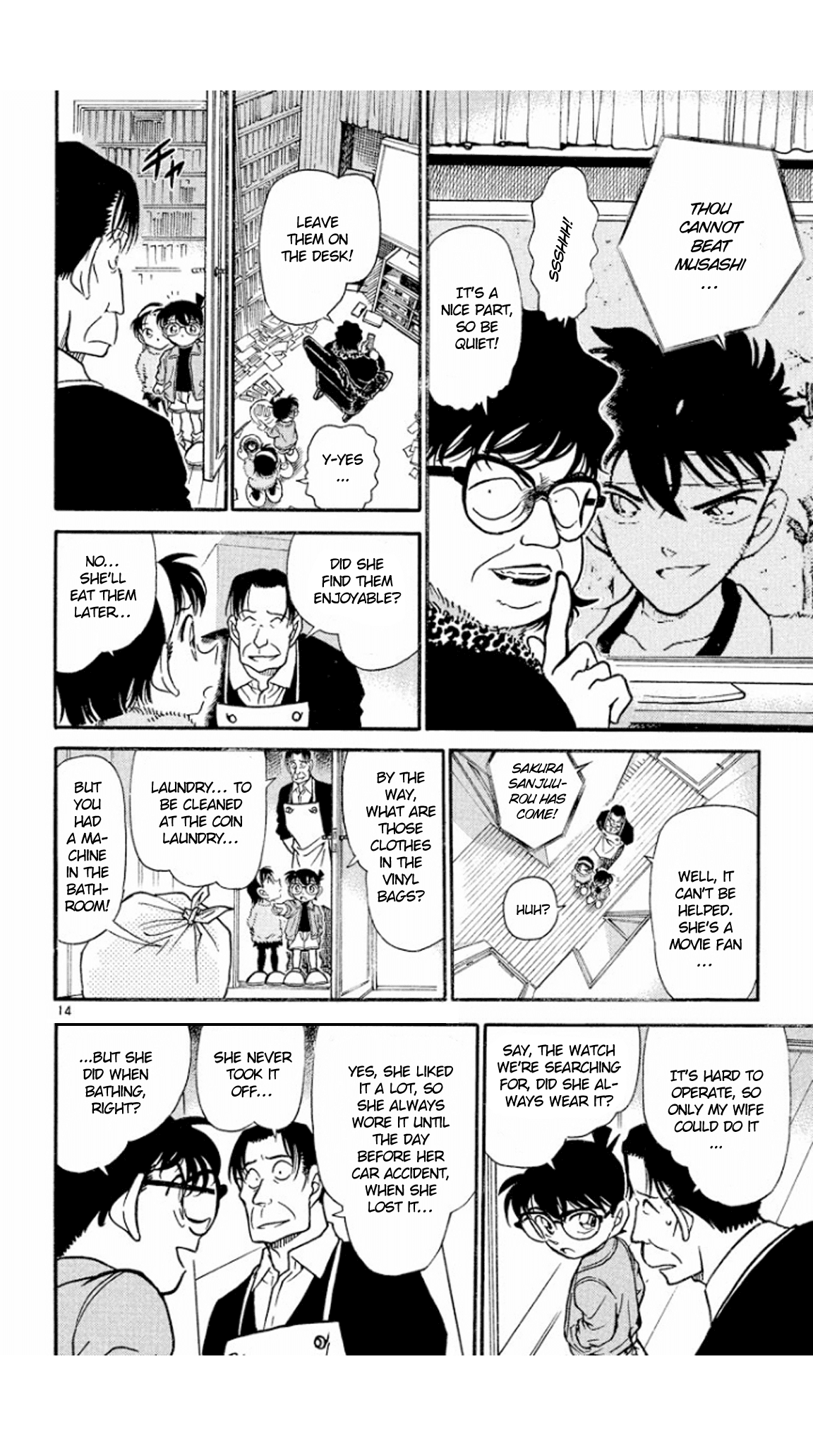 Detective Conan Chapter 335 page 15 - Chapter 335: The Forgotten Memento of the Wife