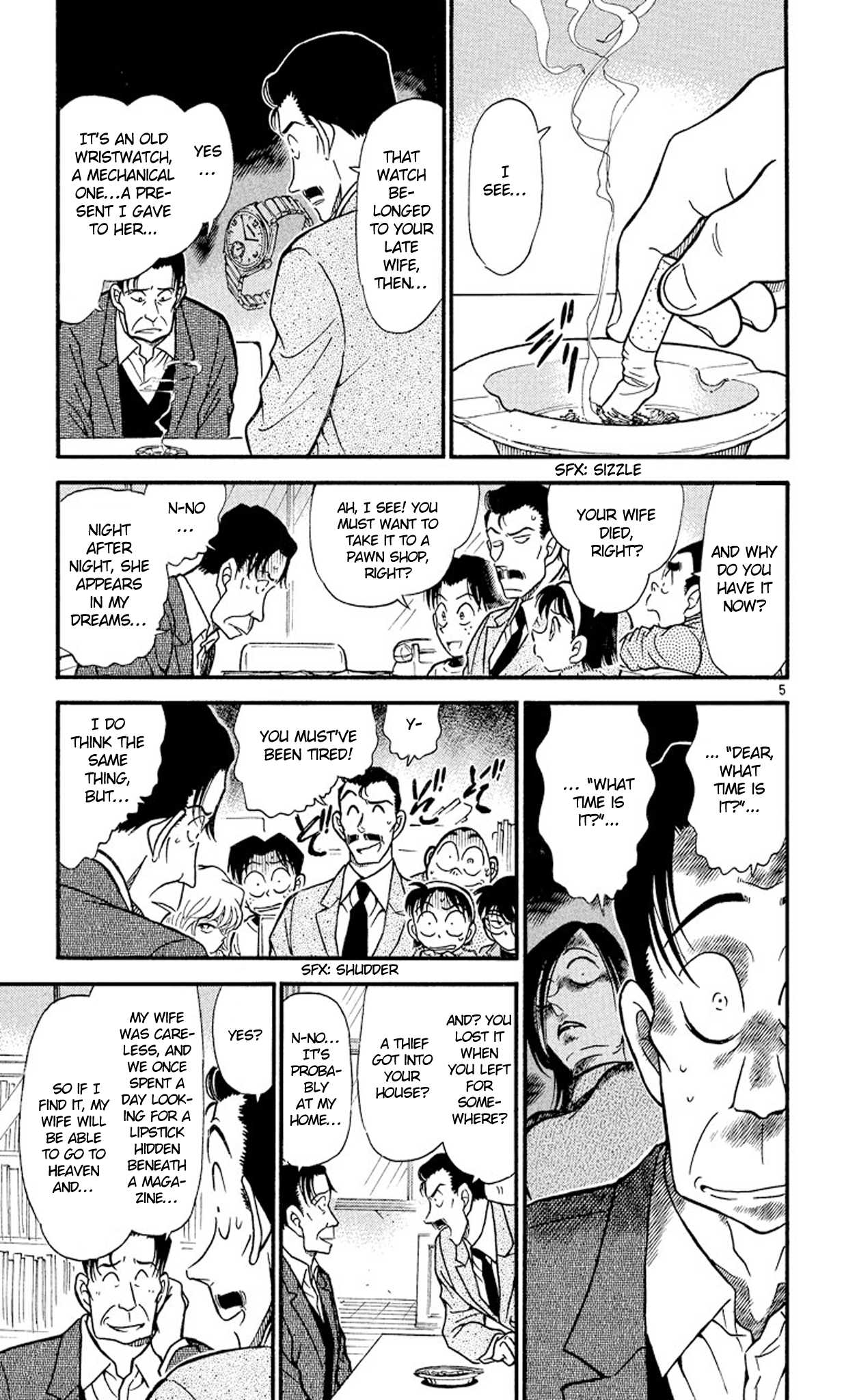 Detective Conan Chapter 335 page 6 - Chapter 335: The Forgotten Memento of the Wife