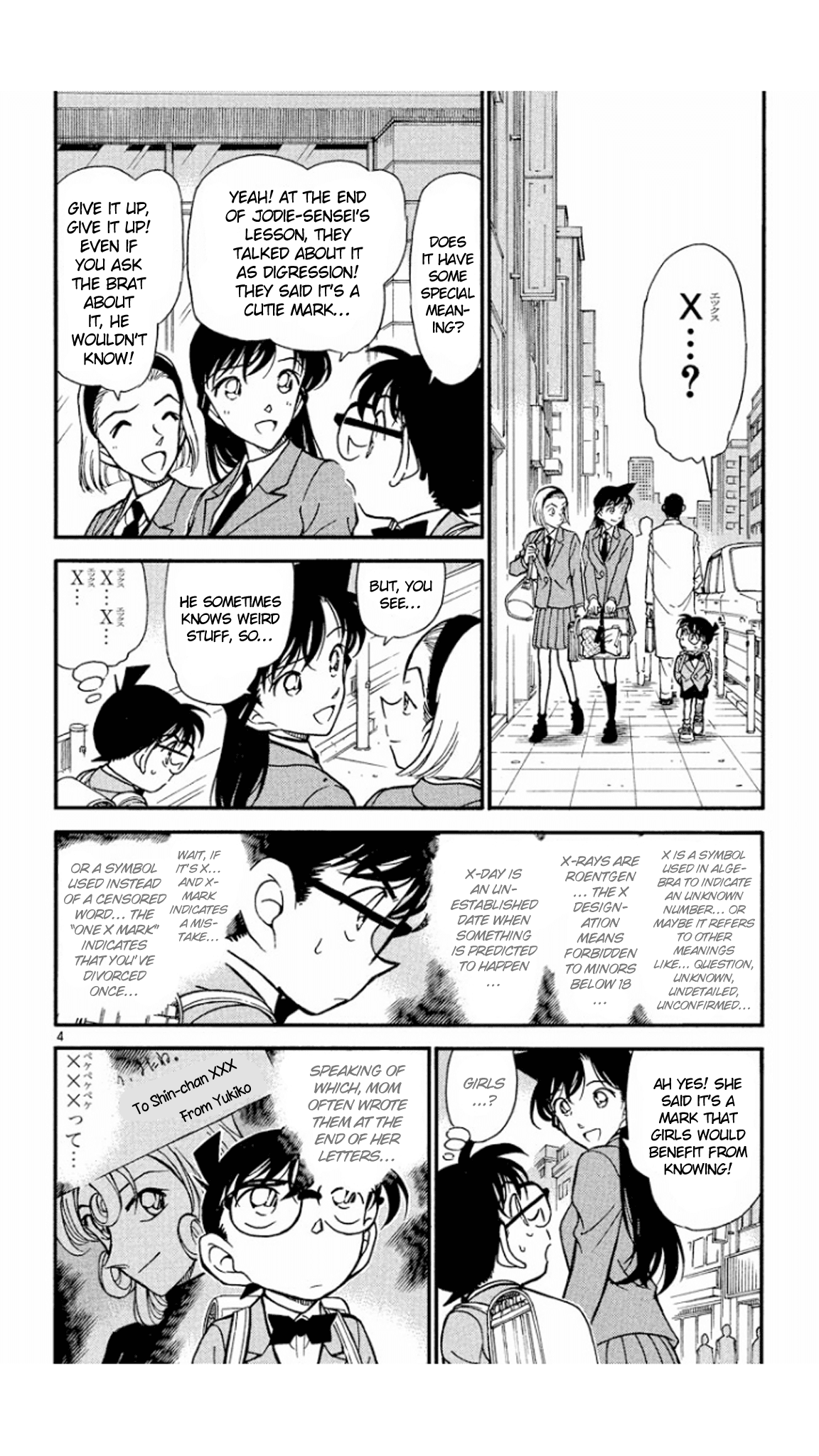 Detective Conan Chapter 338 page 5 - Chapter 338: The Meaning of X