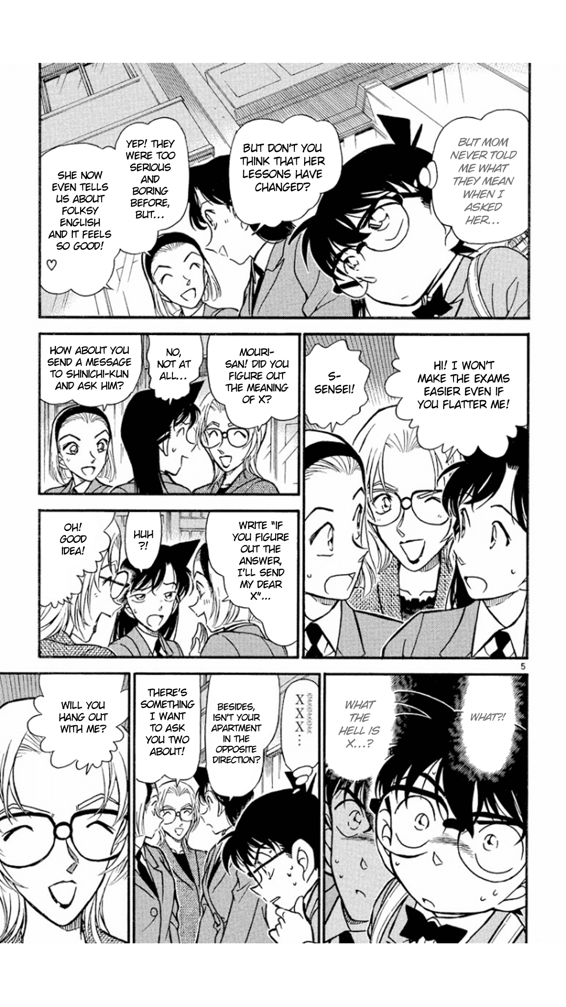 Detective Conan Chapter 338 page 6 - Chapter 338: The Meaning of X