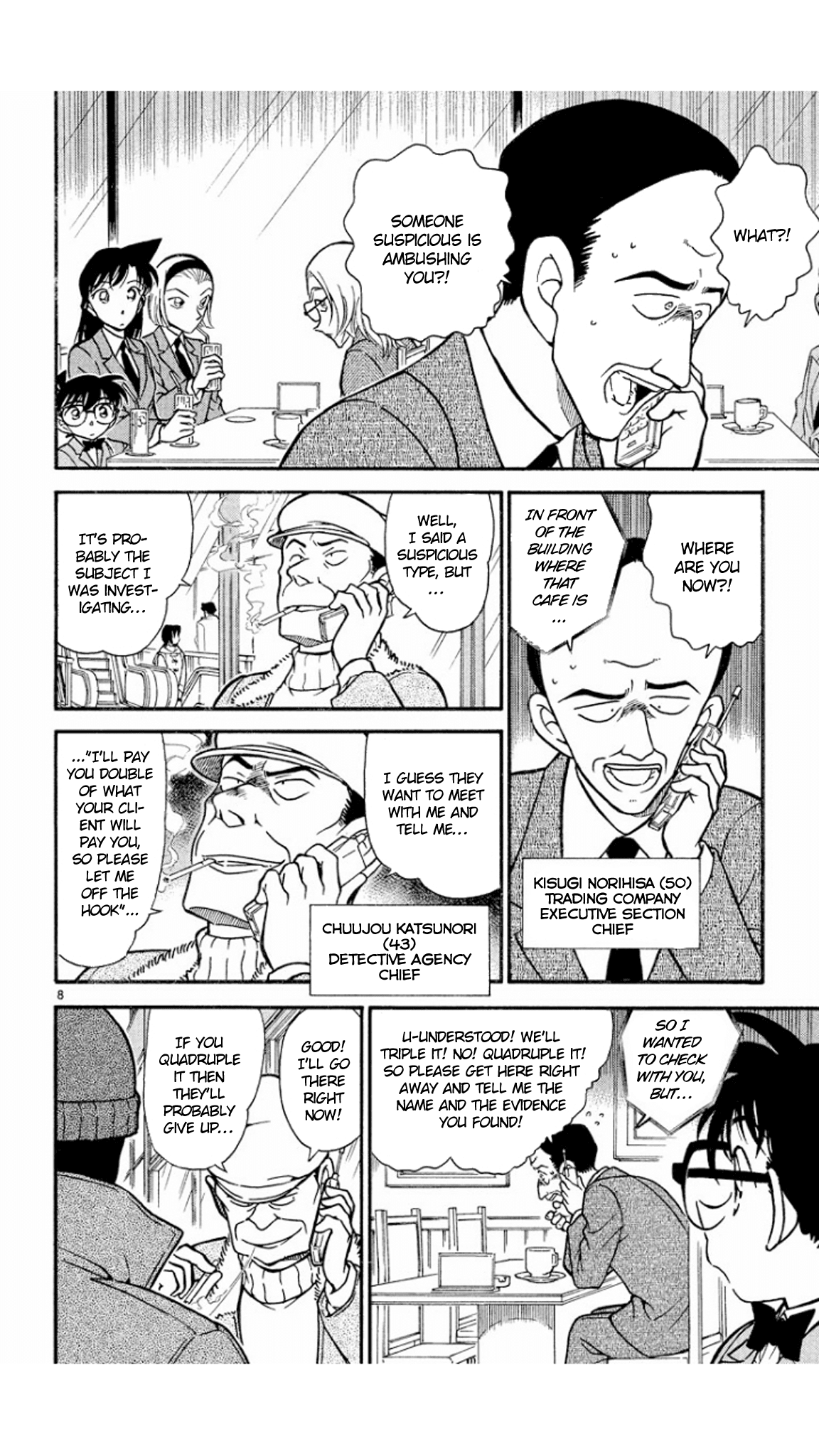 Detective Conan Chapter 338 page 9 - Chapter 338: The Meaning of X