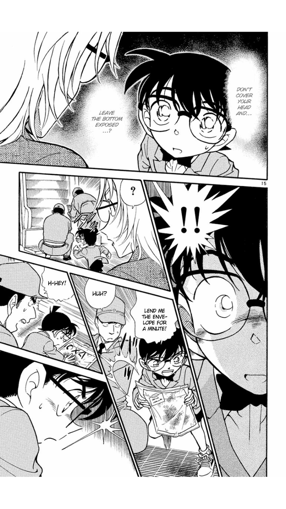 Detective Conan Chapter 339 page 16 - Chapter 339: A Circle, an X, a Triangle, a Square?!
