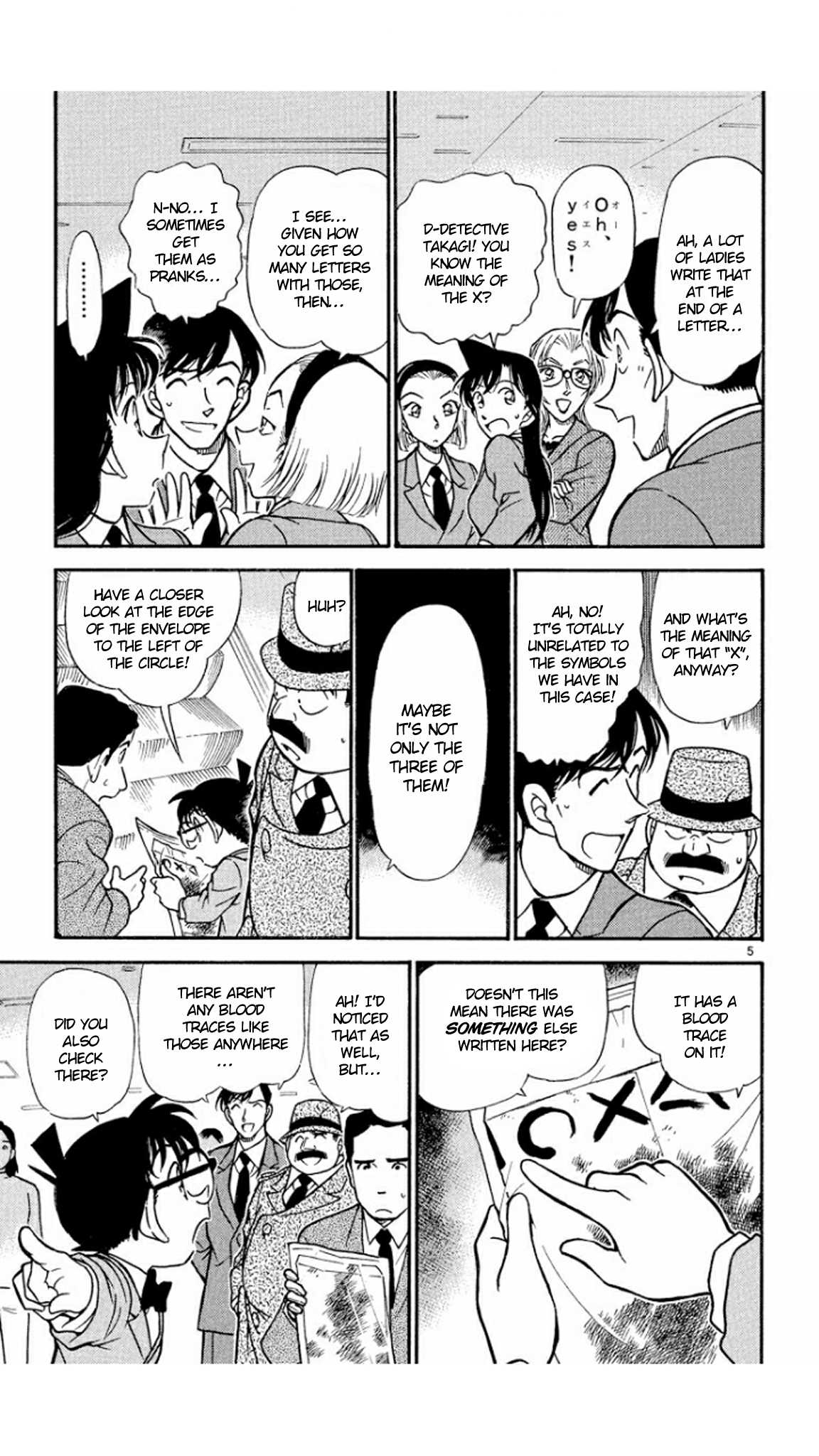 Detective Conan Chapter 339 page 6 - Chapter 339: A Circle, an X, a Triangle, a Square?!
