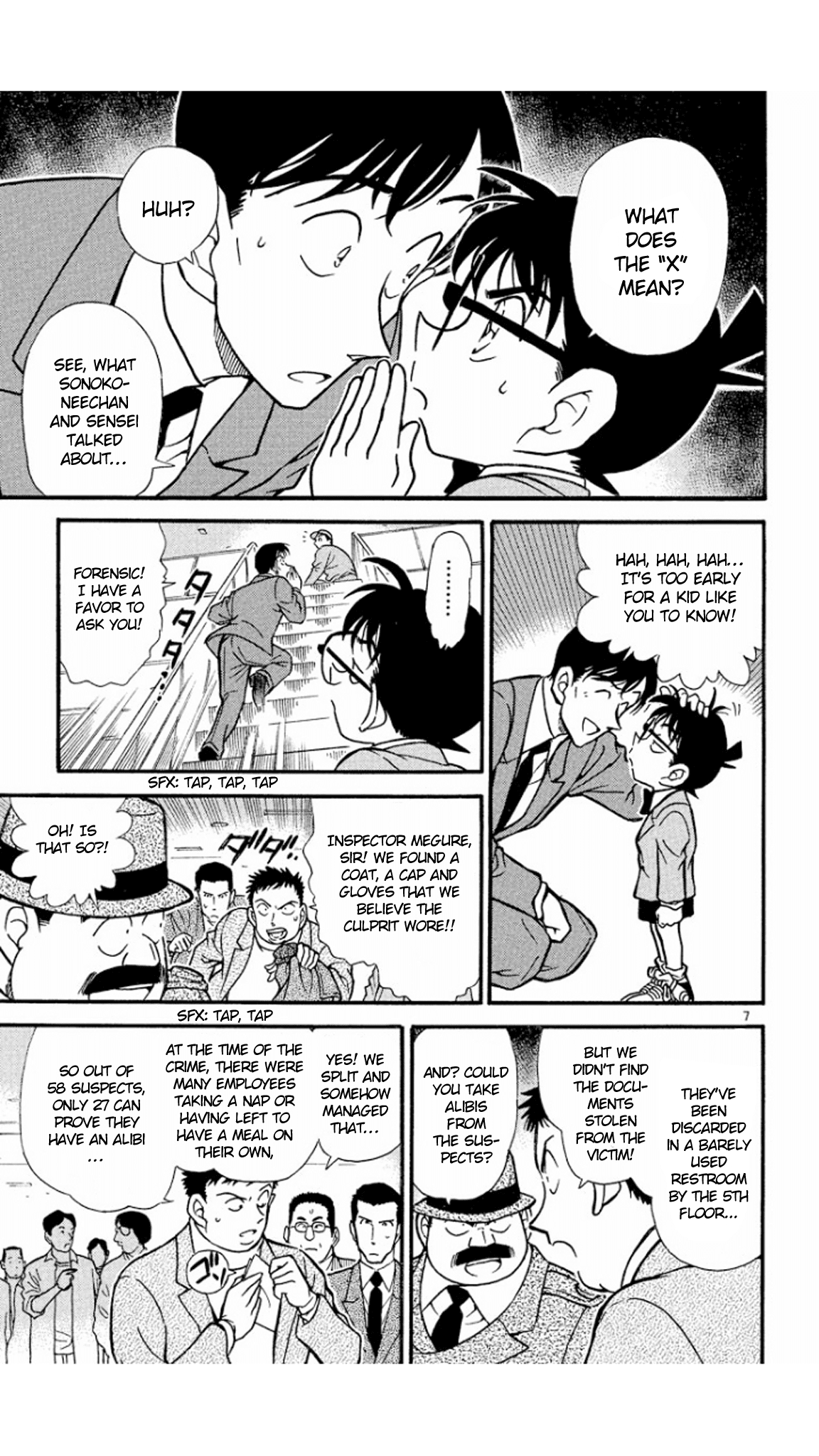 Detective Conan Chapter 339 page 8 - Chapter 339: A Circle, an X, a Triangle, a Square?!
