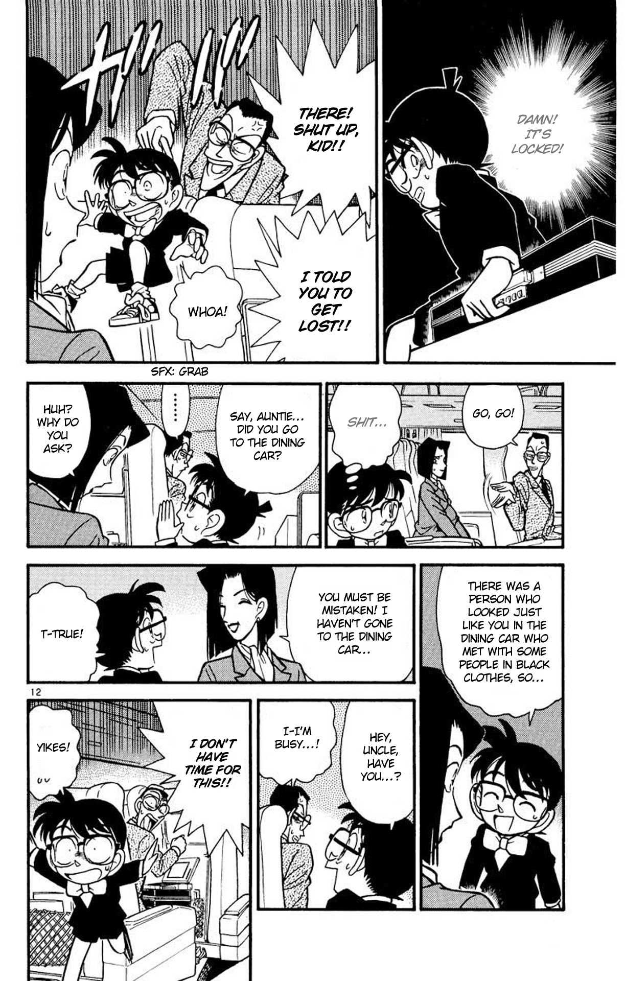 Detective Conan Chapter 34 page 13 - Chapter 34: The Four Passengers of the Green Car