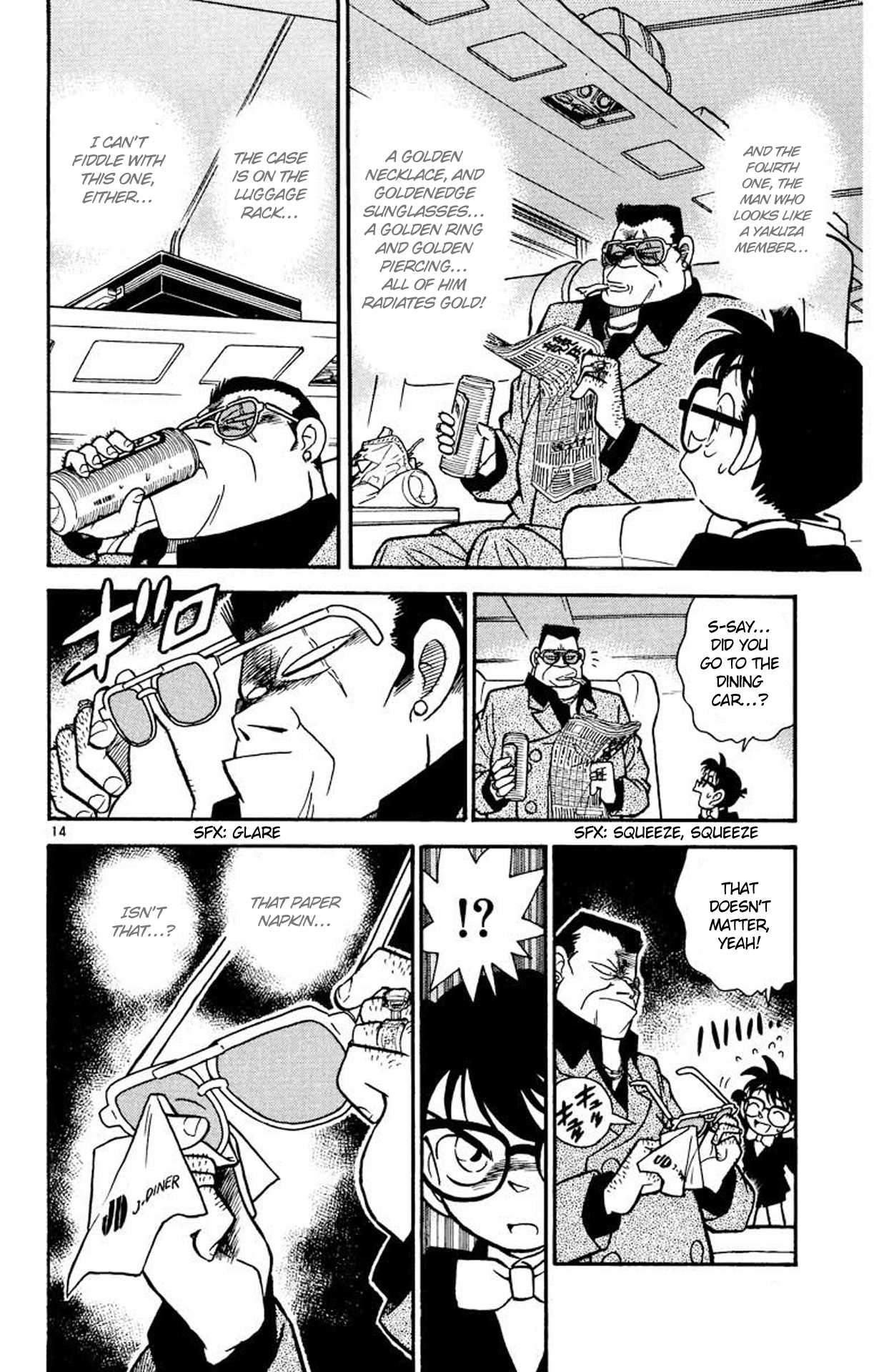 Detective Conan Chapter 34 page 15 - Chapter 34: The Four Passengers of the Green Car