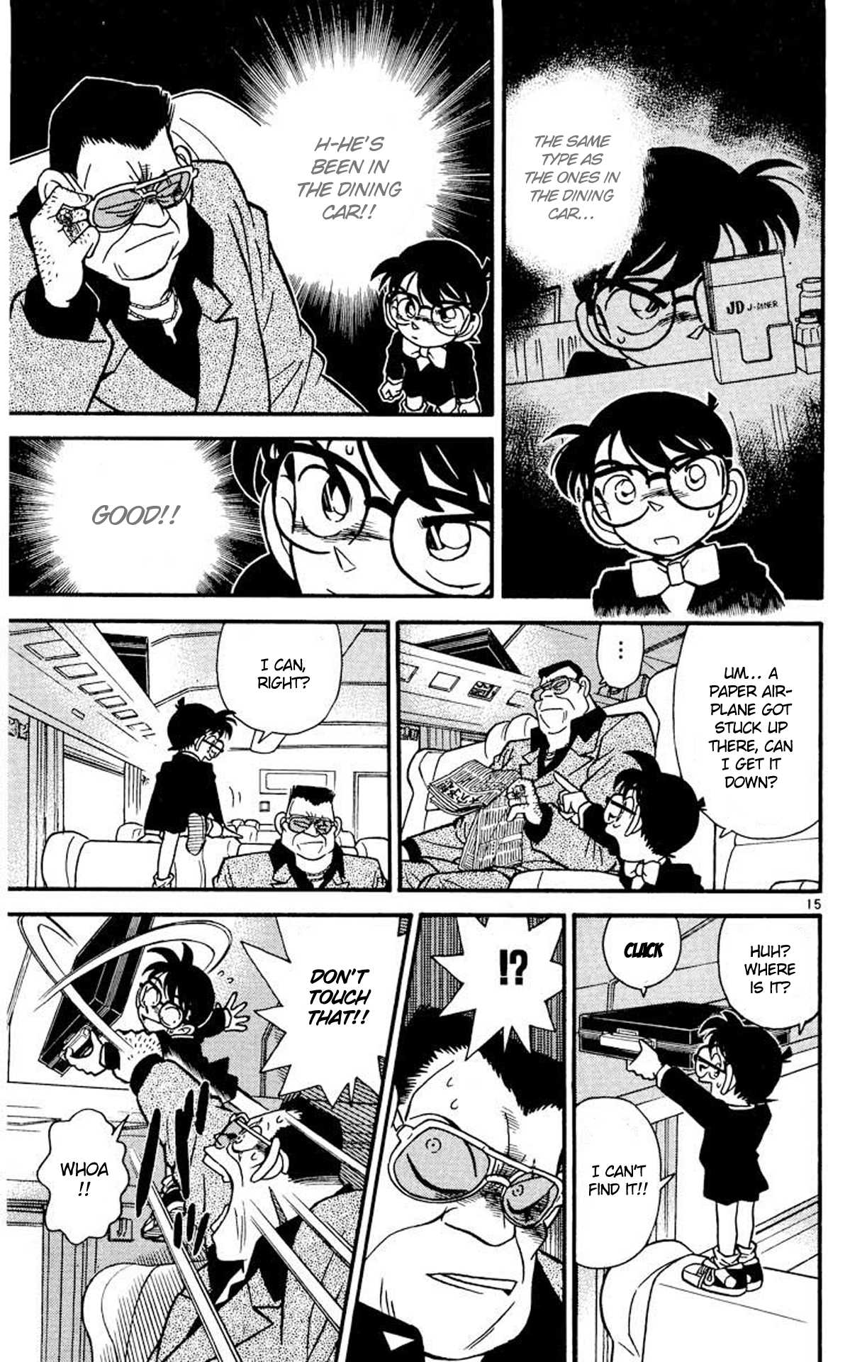 Detective Conan Chapter 34 page 16 - Chapter 34: The Four Passengers of the Green Car
