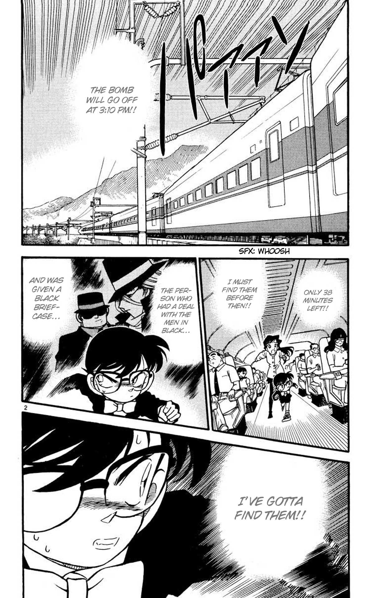 Detective Conan Chapter 34 page 3 - Chapter 34: The Four Passengers of the Green Car