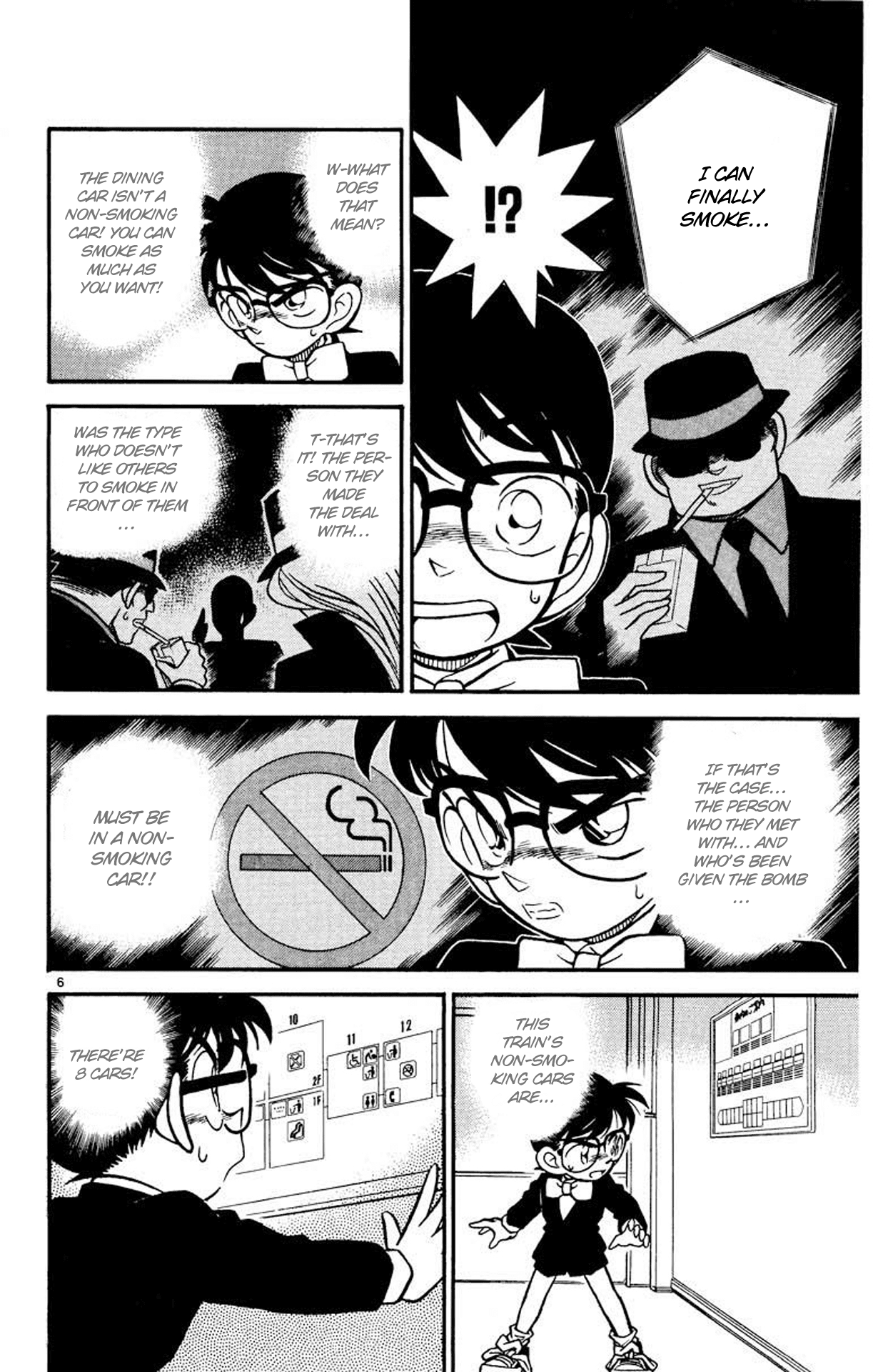 Detective Conan Chapter 34 page 7 - Chapter 34: The Four Passengers of the Green Car