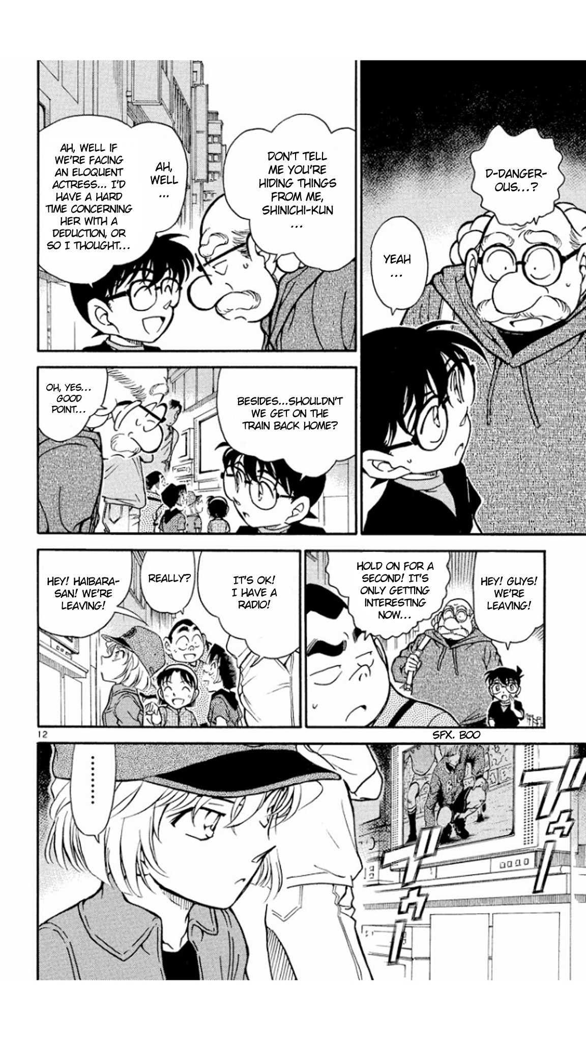 Detective Conan Chapter 344 page 13 - Chapter 344: A Storm of Booing