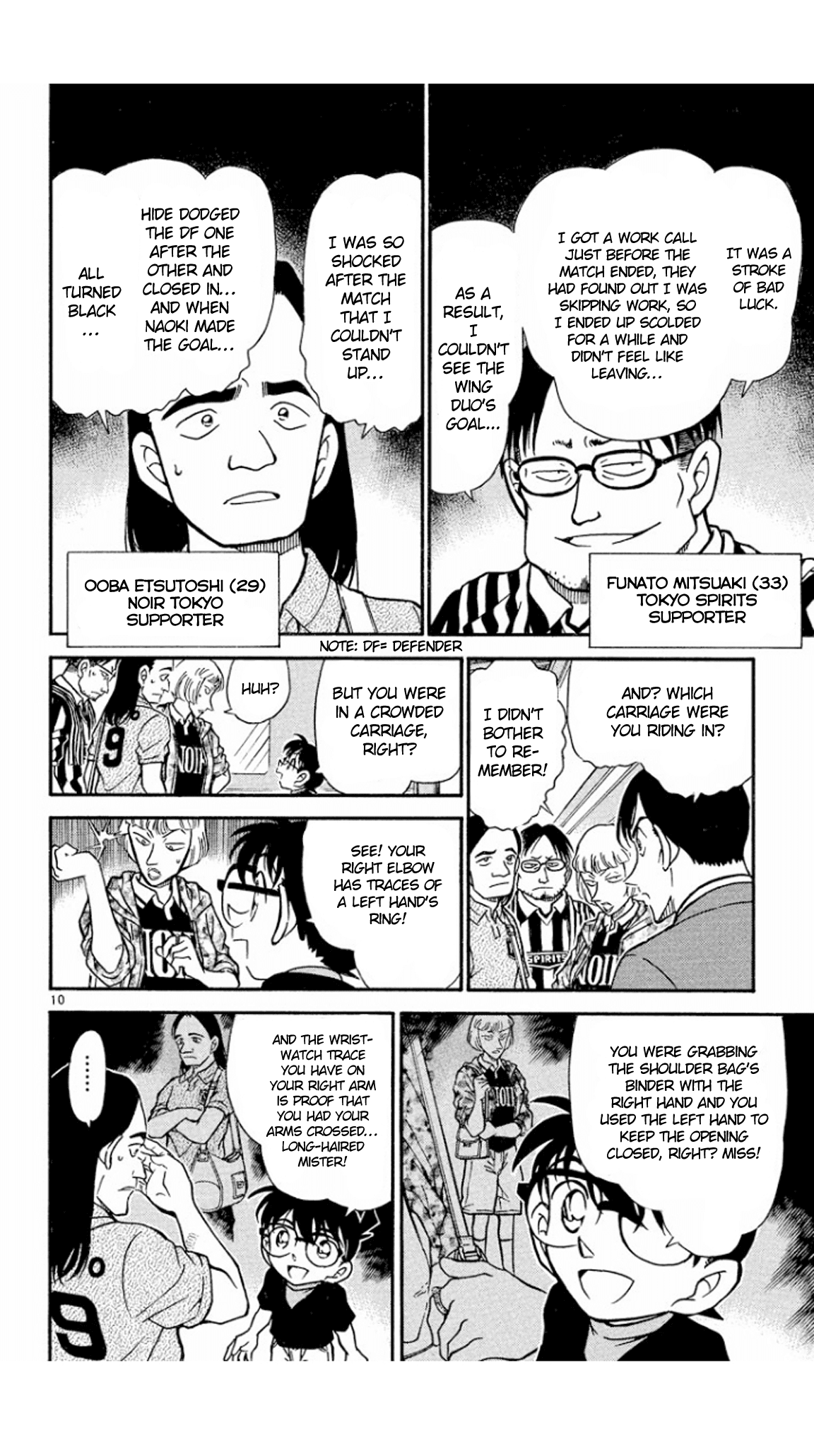Detective Conan Chapter 345 page 11 - Chapter 345: The Suspicious Supporters