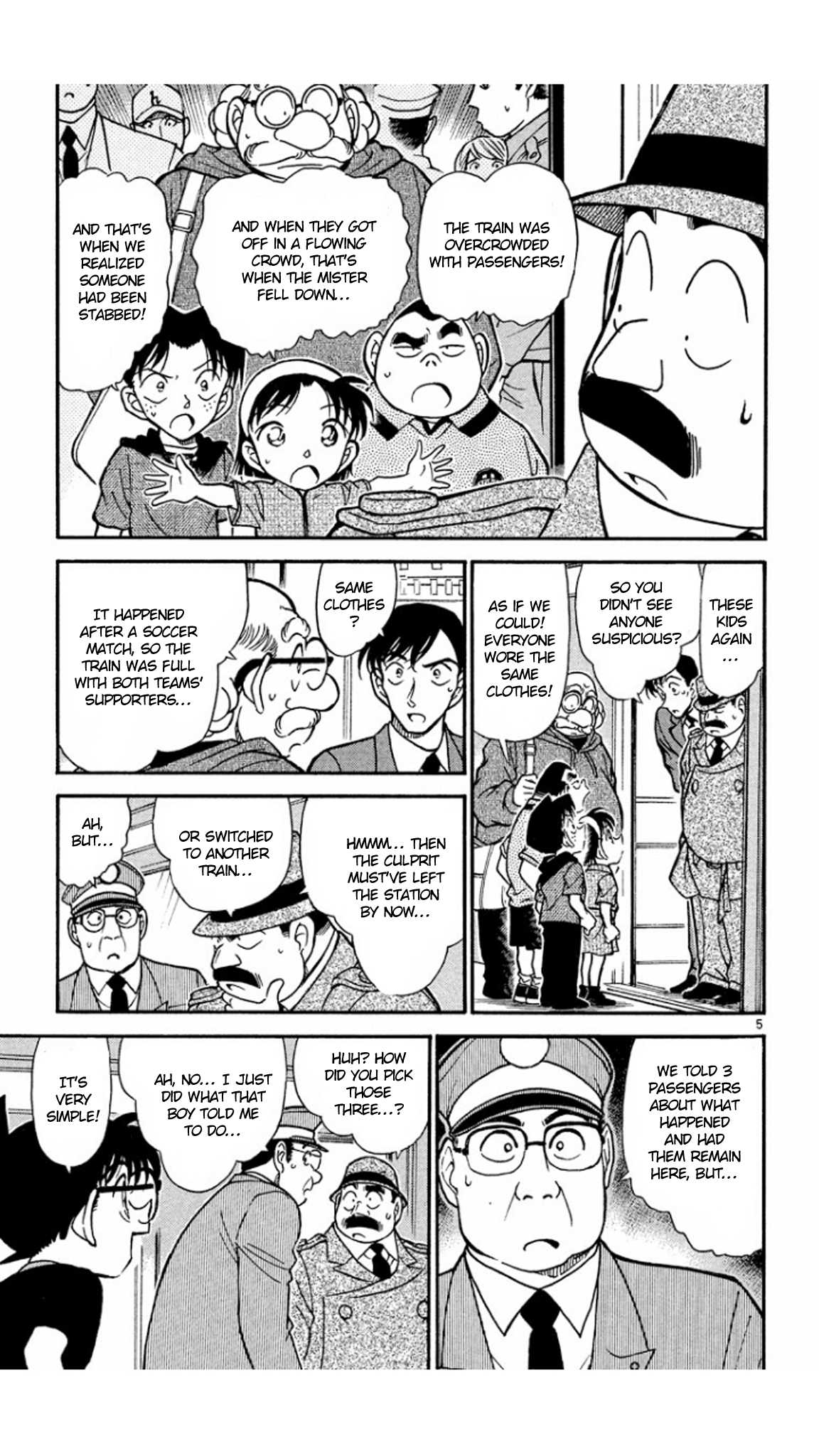 Detective Conan Chapter 345 page 6 - Chapter 345: The Suspicious Supporters