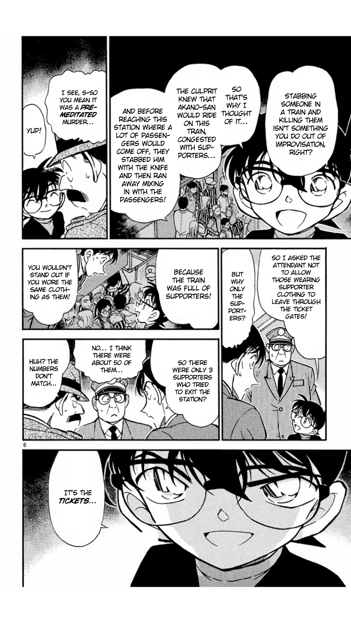 Detective Conan Chapter 345 page 7 - Chapter 345: The Suspicious Supporters