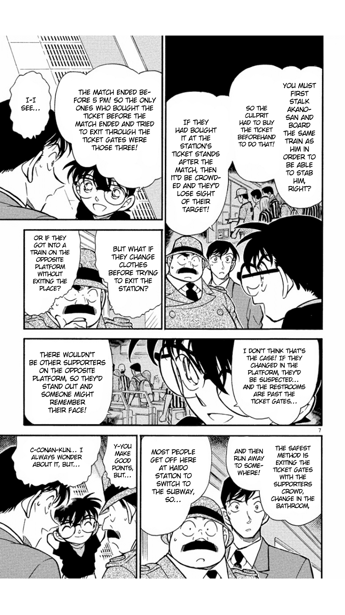 Detective Conan Chapter 345 page 8 - Chapter 345: The Suspicious Supporters