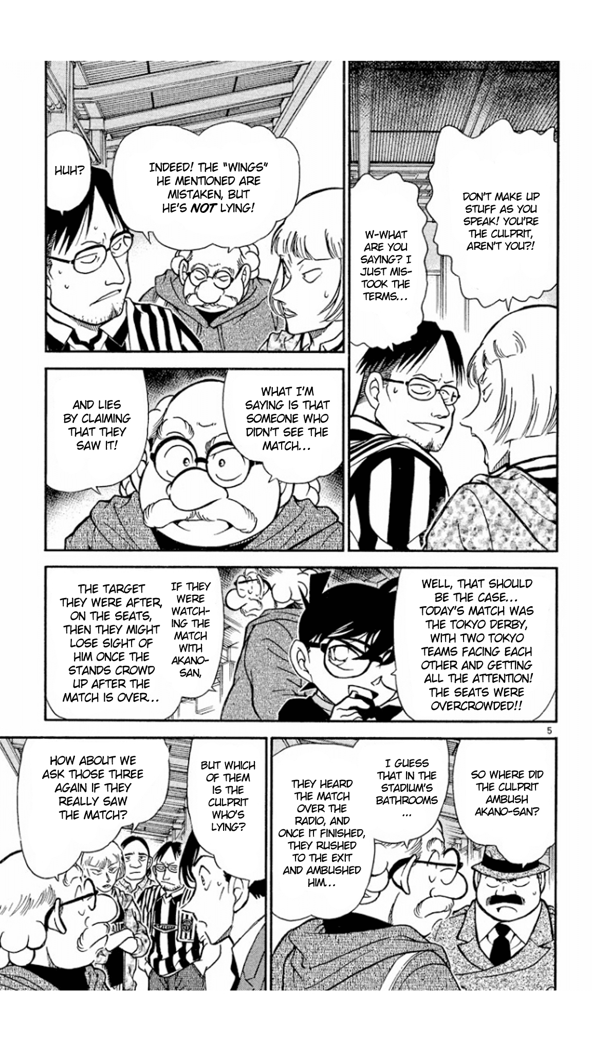 Detective Conan Chapter 346 page 6 - Chapter 346: A Fake Supporter