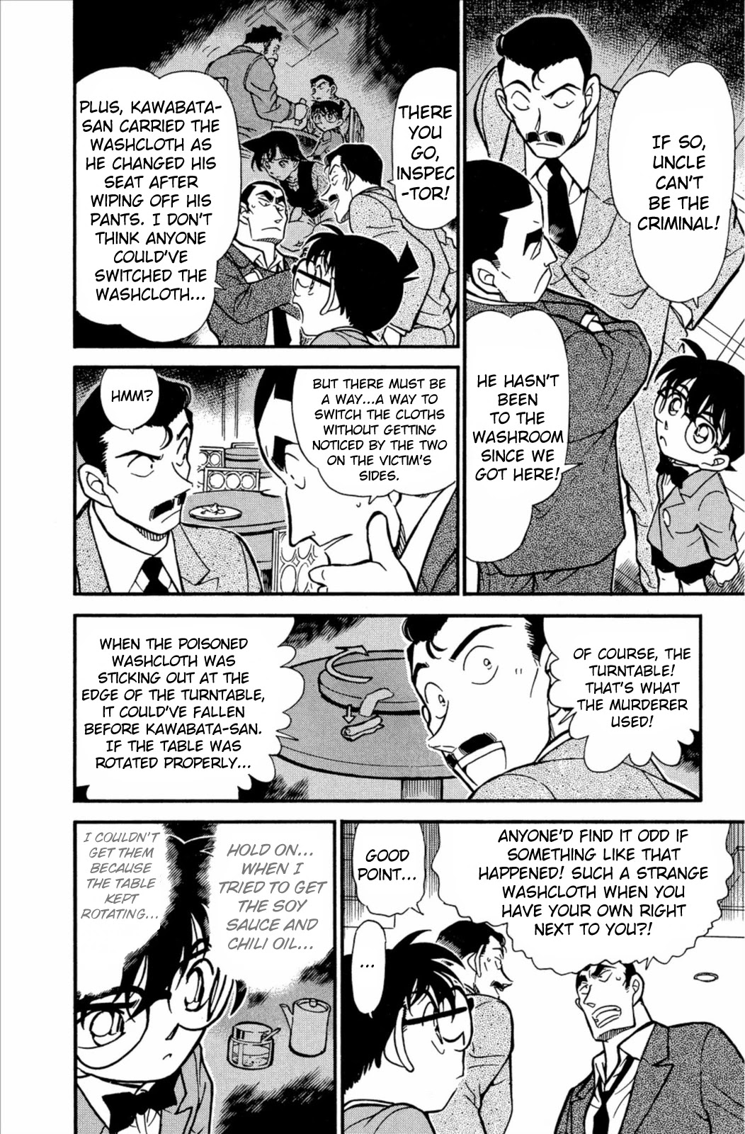 Detective Conan Chapter 348 page 13 - Chapter 348: The Misleading Washcloth