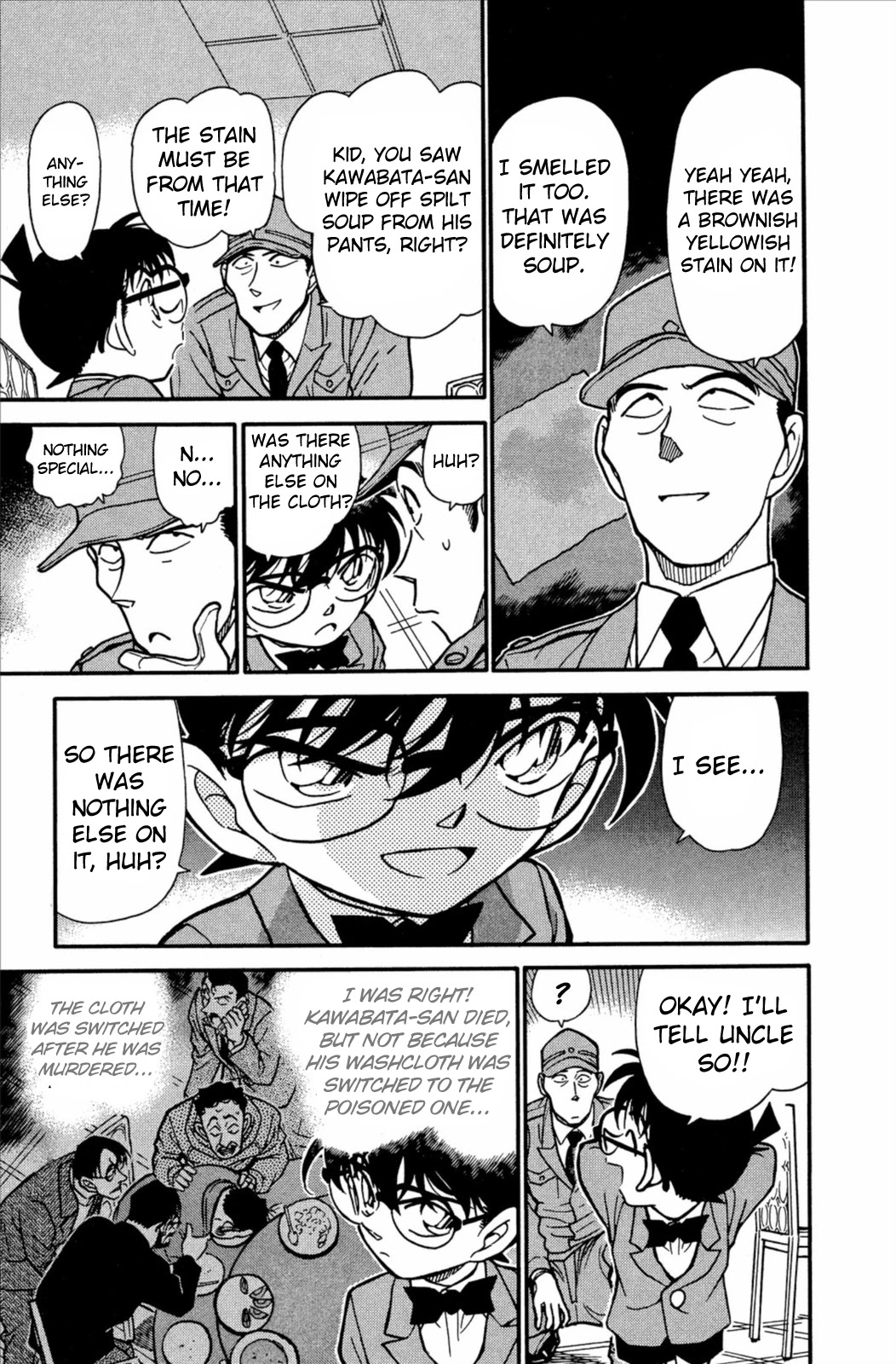 Detective Conan Chapter 348 page 16 - Chapter 348: The Misleading Washcloth