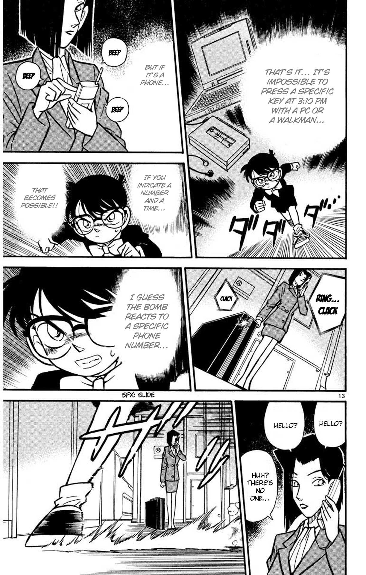 Detective Conan Chapter 35 page 14 - Chapter 35: The Last 10 Seconds of Fear
