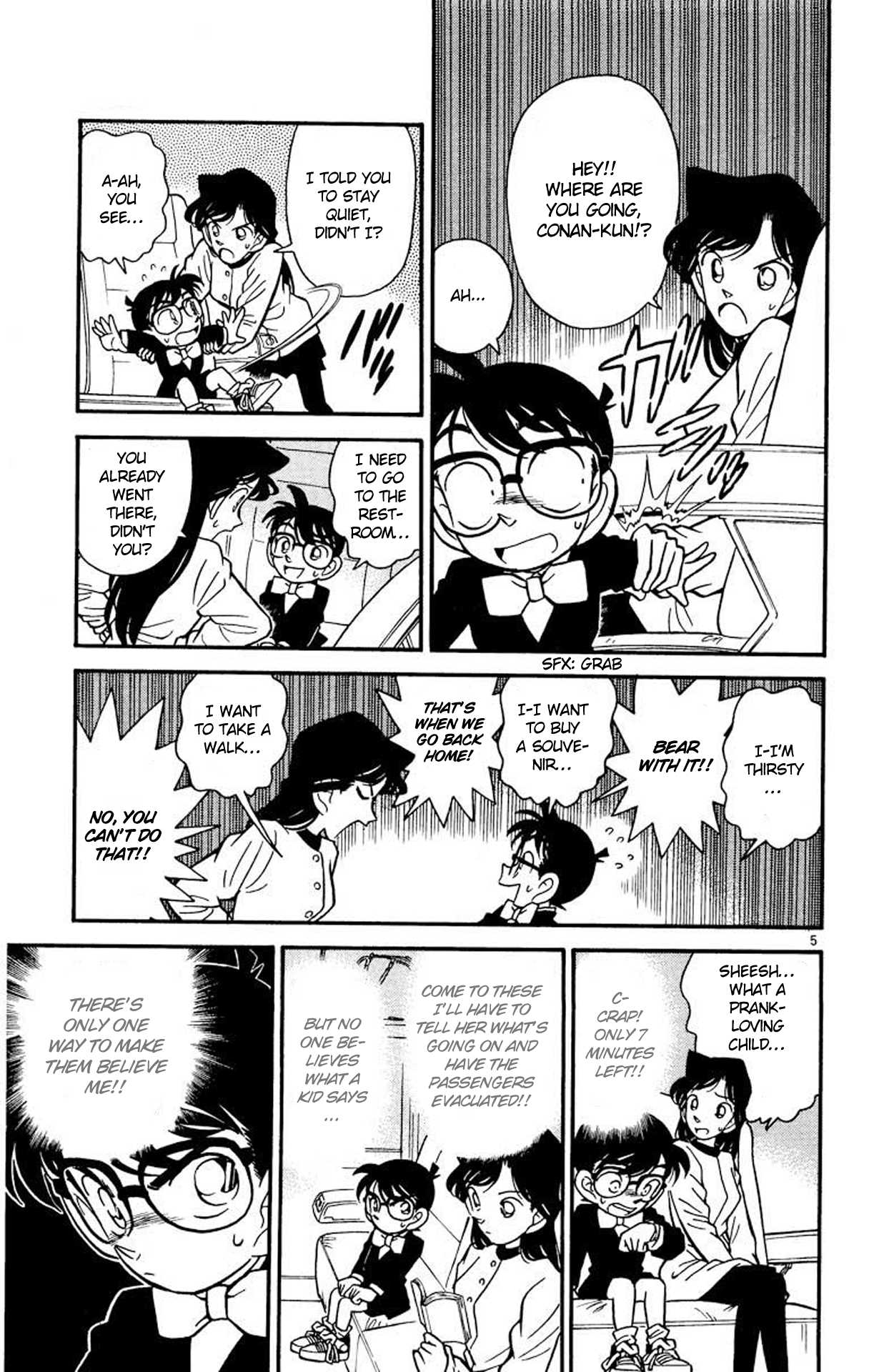 Detective Conan Chapter 35 page 6 - Chapter 35: The Last 10 Seconds of Fear