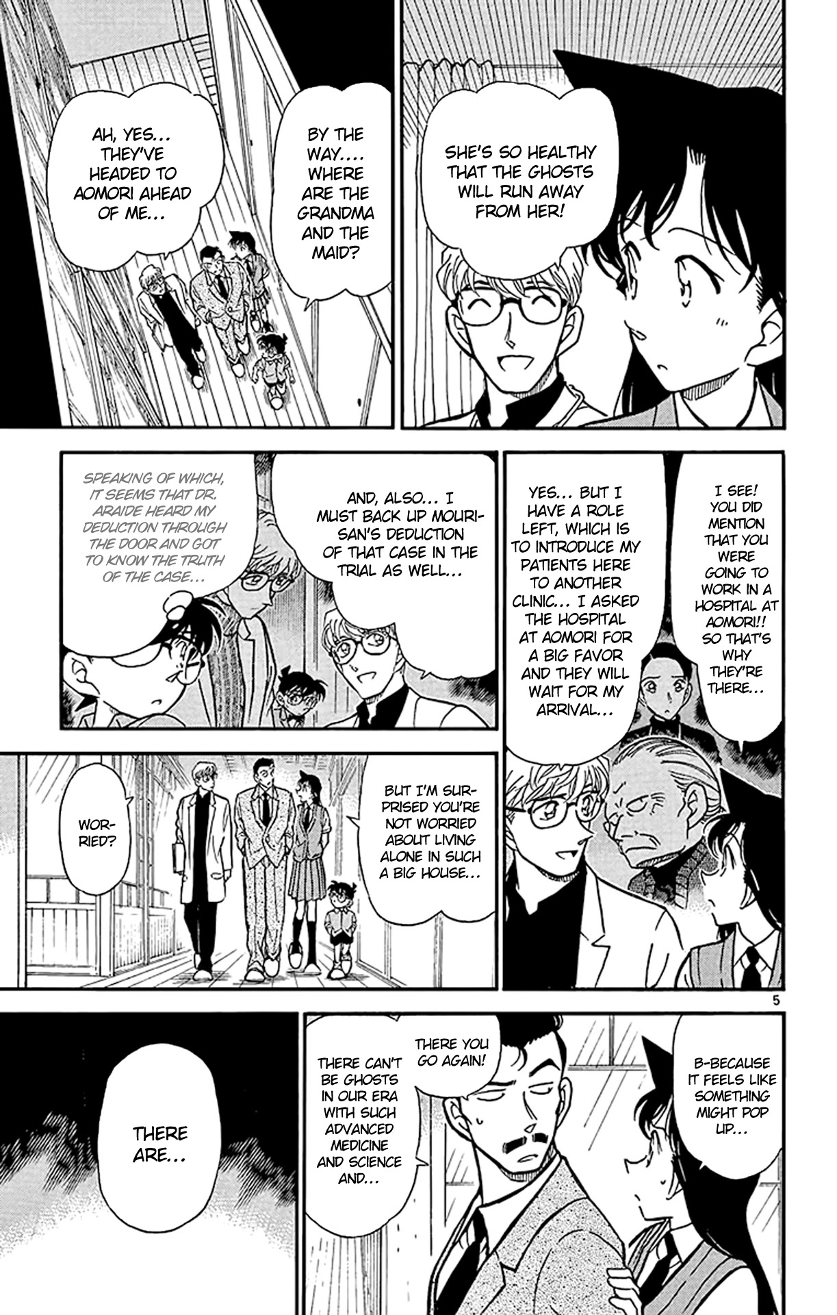 Detective Conan Chapter 355 page 6 - Chapter 355: The Ghost Mansion's Mystery (1)