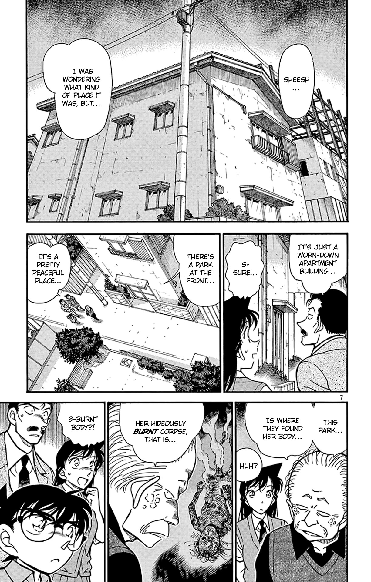Detective Conan Chapter 355 page 8 - Chapter 355: The Ghost Mansion's Mystery (1)