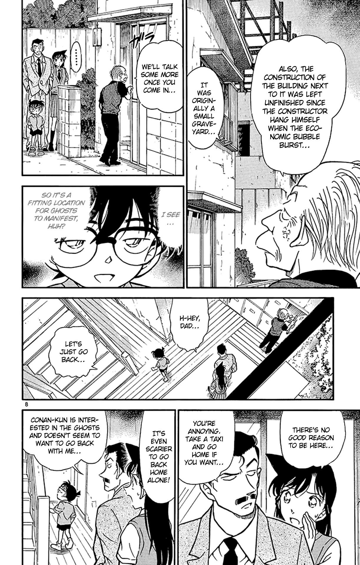 Detective Conan Chapter 355 page 9 - Chapter 355: The Ghost Mansion's Mystery (1)