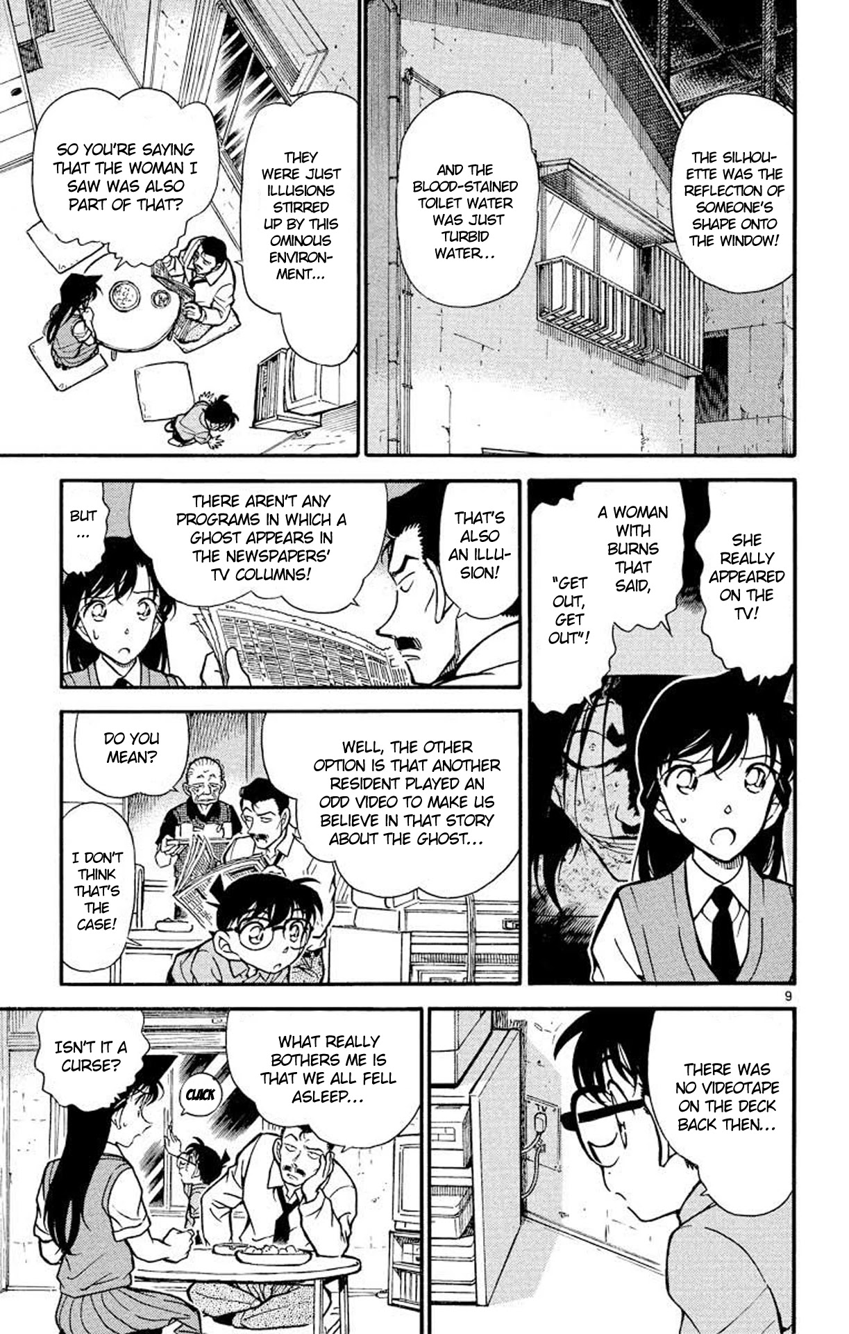 Detective Conan Chapter 356 page 10 - Chapter 356: The Ghost Mansion's Mystery (2)