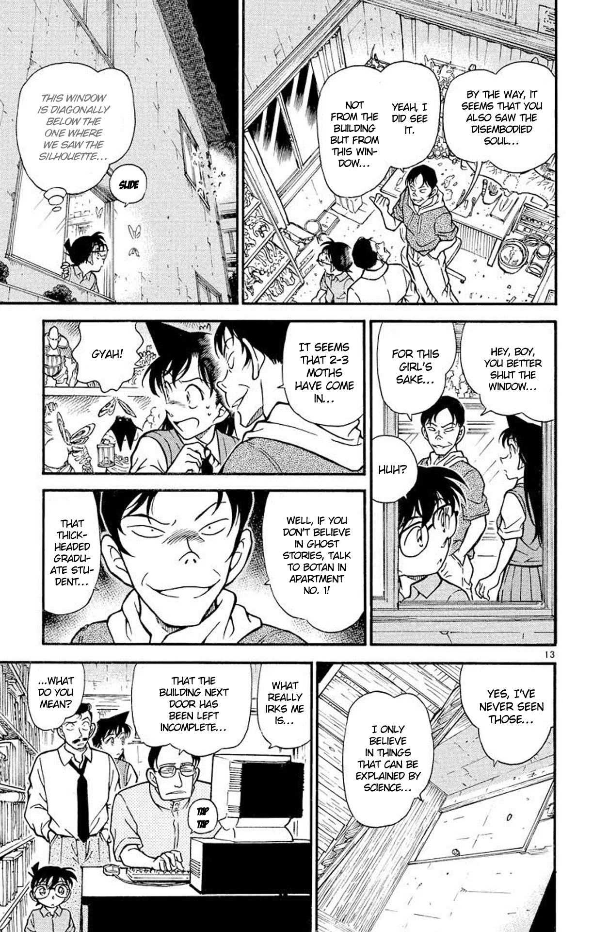 Detective Conan Chapter 356 page 14 - Chapter 356: The Ghost Mansion's Mystery (2)