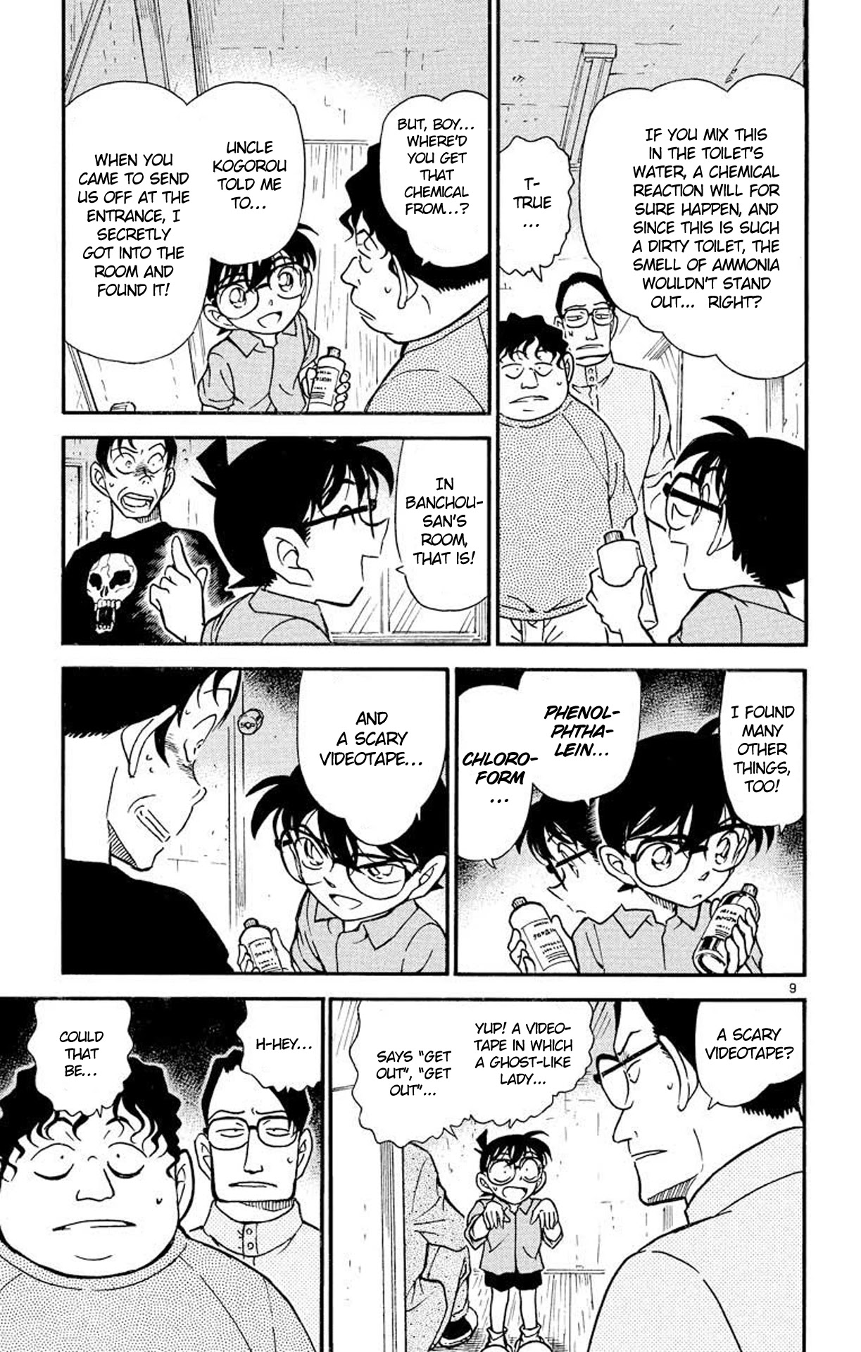 Detective Conan Chapter 357 page 10 - Chapter 357: The Ghost Mansion's Mystery (3)