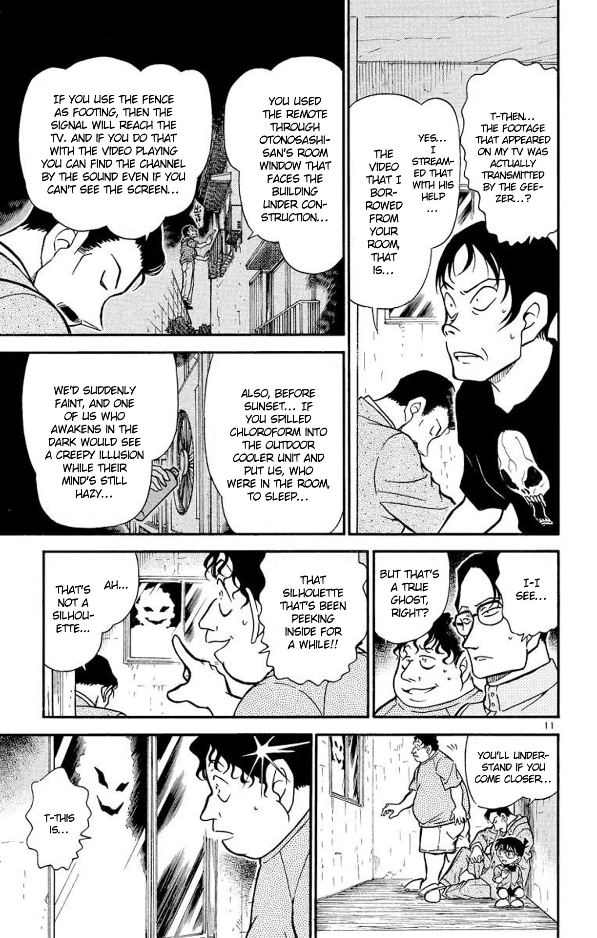 Detective Conan Chapter 357 page 12 - Chapter 357: The Ghost Mansion's Mystery (3)