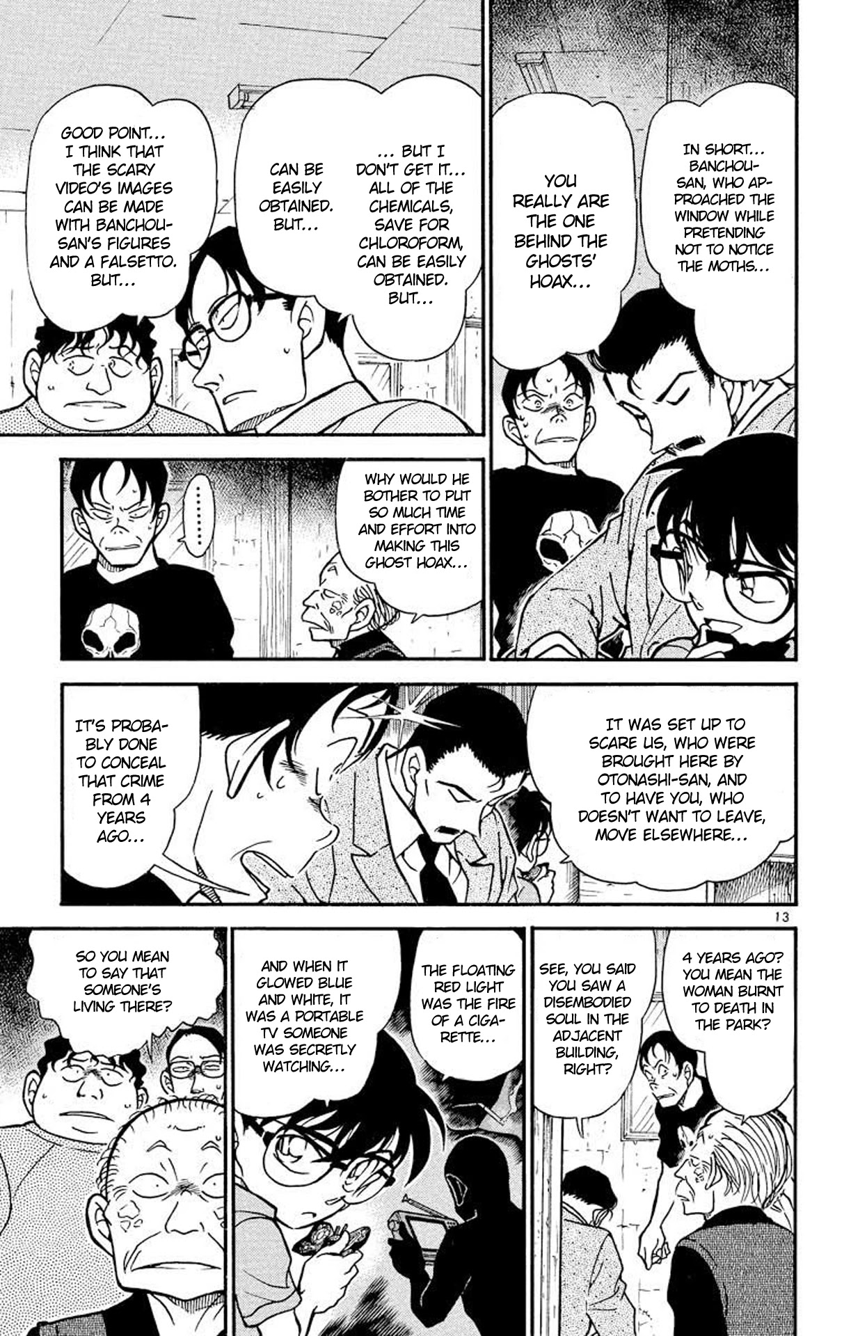 Detective Conan Chapter 357 page 14 - Chapter 357: The Ghost Mansion's Mystery (3)