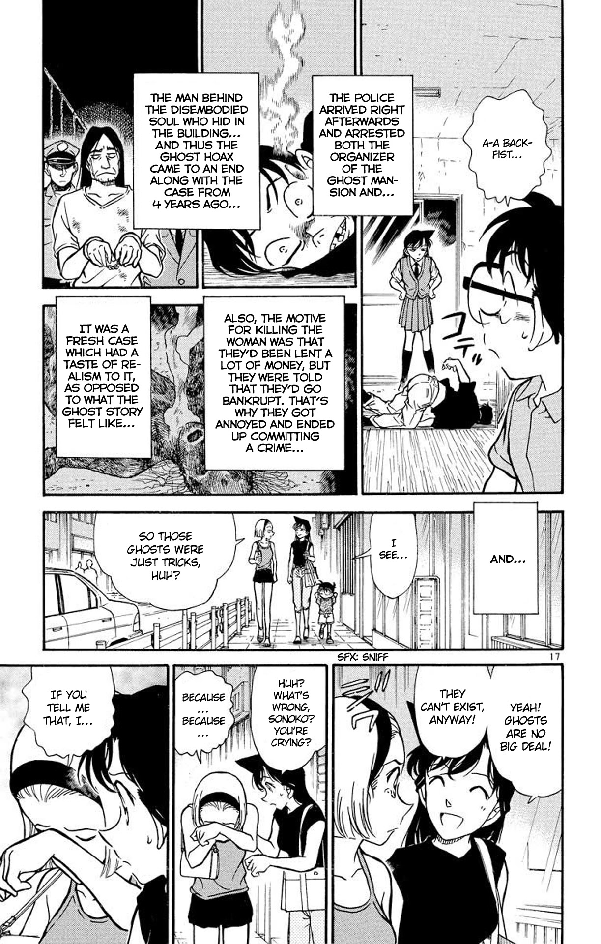 Detective Conan Chapter 357 page 18 - Chapter 357: The Ghost Mansion's Mystery (3)
