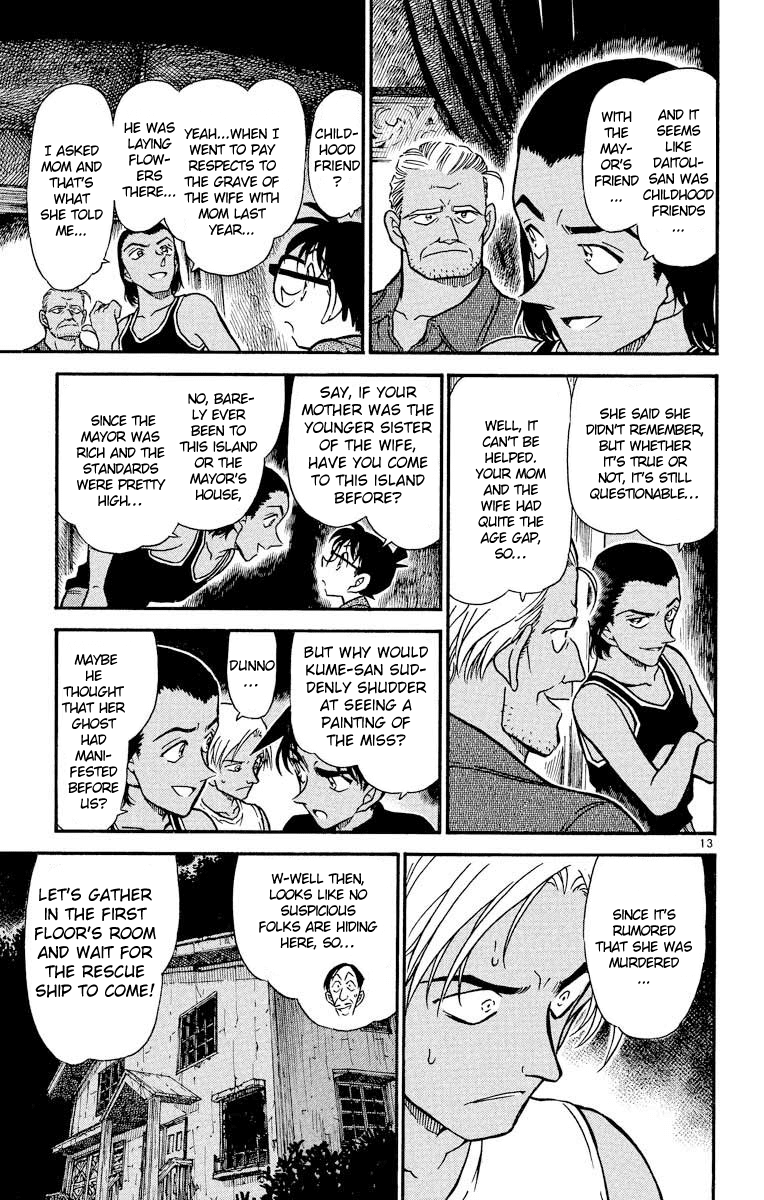 Detective Conan Chapter 363 page 14 - Chapter 363: Mysterious Words