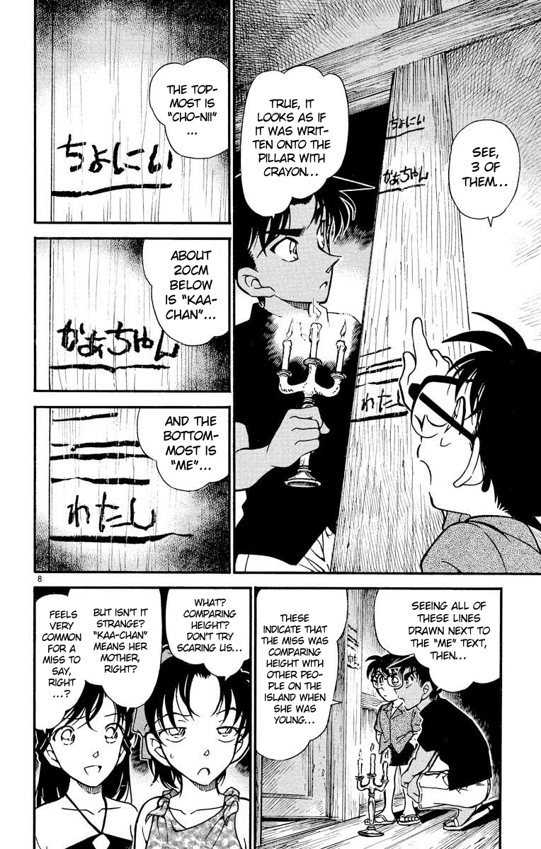 Detective Conan Chapter 363 page 9 - Chapter 363: Mysterious Words