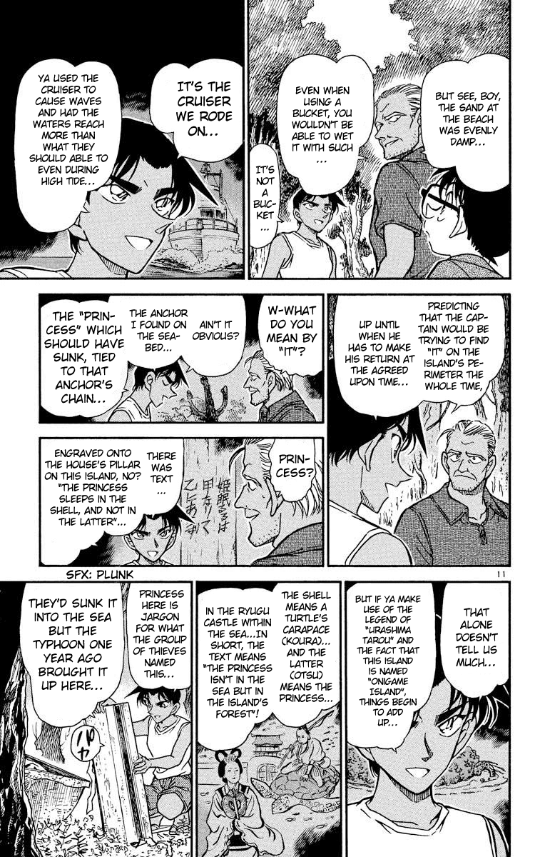 Detective Conan Chapter 365 page 12 - Chapter 365: The Princess & The Ryugu Castle